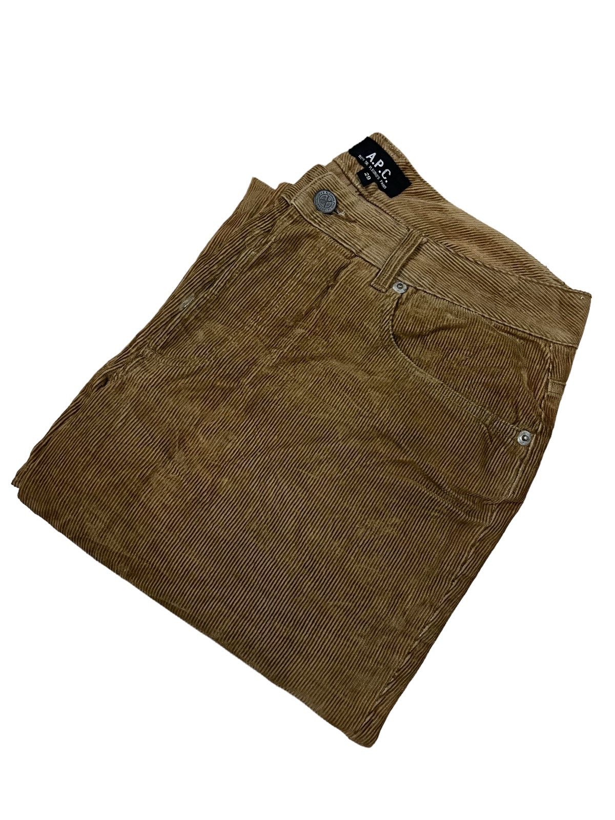 A.P.C. AW2000 APC 🇫🇷 Velour Corduroy Gabardine Worker Pants Size US 29 - 2 Thumbnail