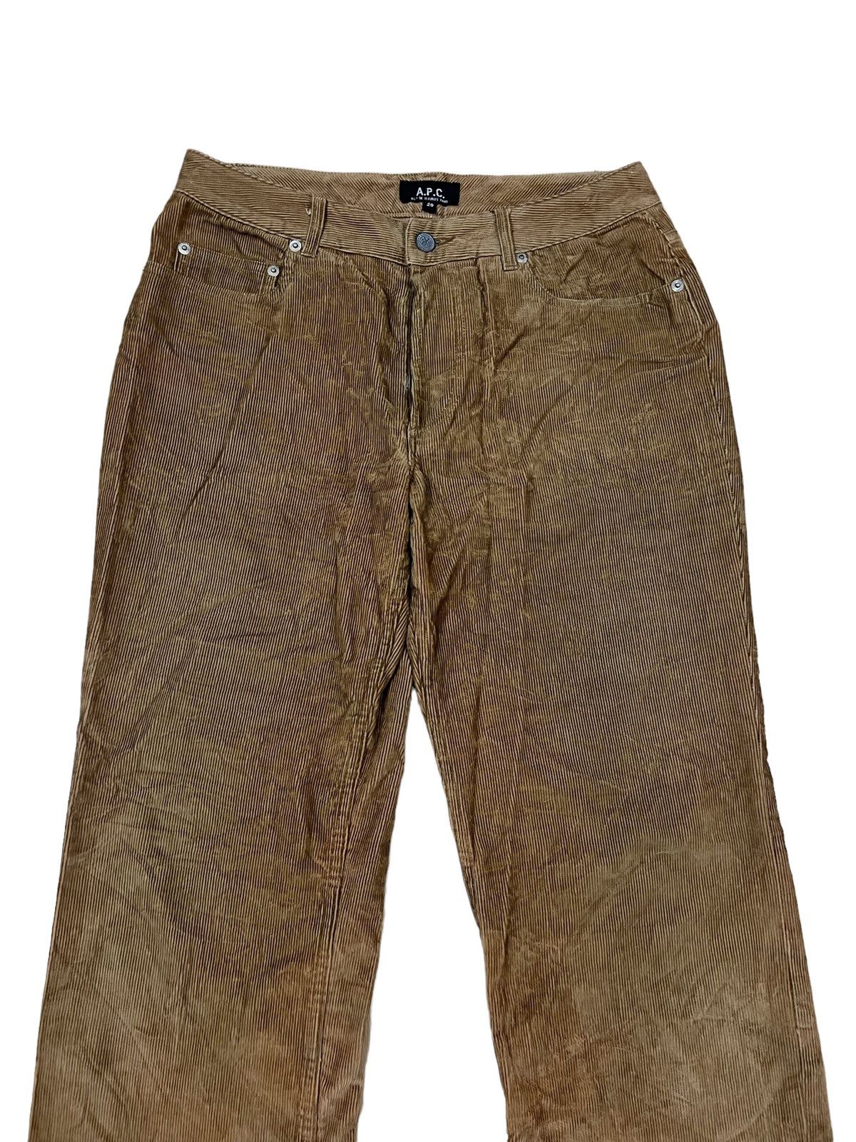 A.P.C. AW2000 APC 🇫🇷 Velour Corduroy Gabardine Worker Pants Size US 29 - 5 Thumbnail
