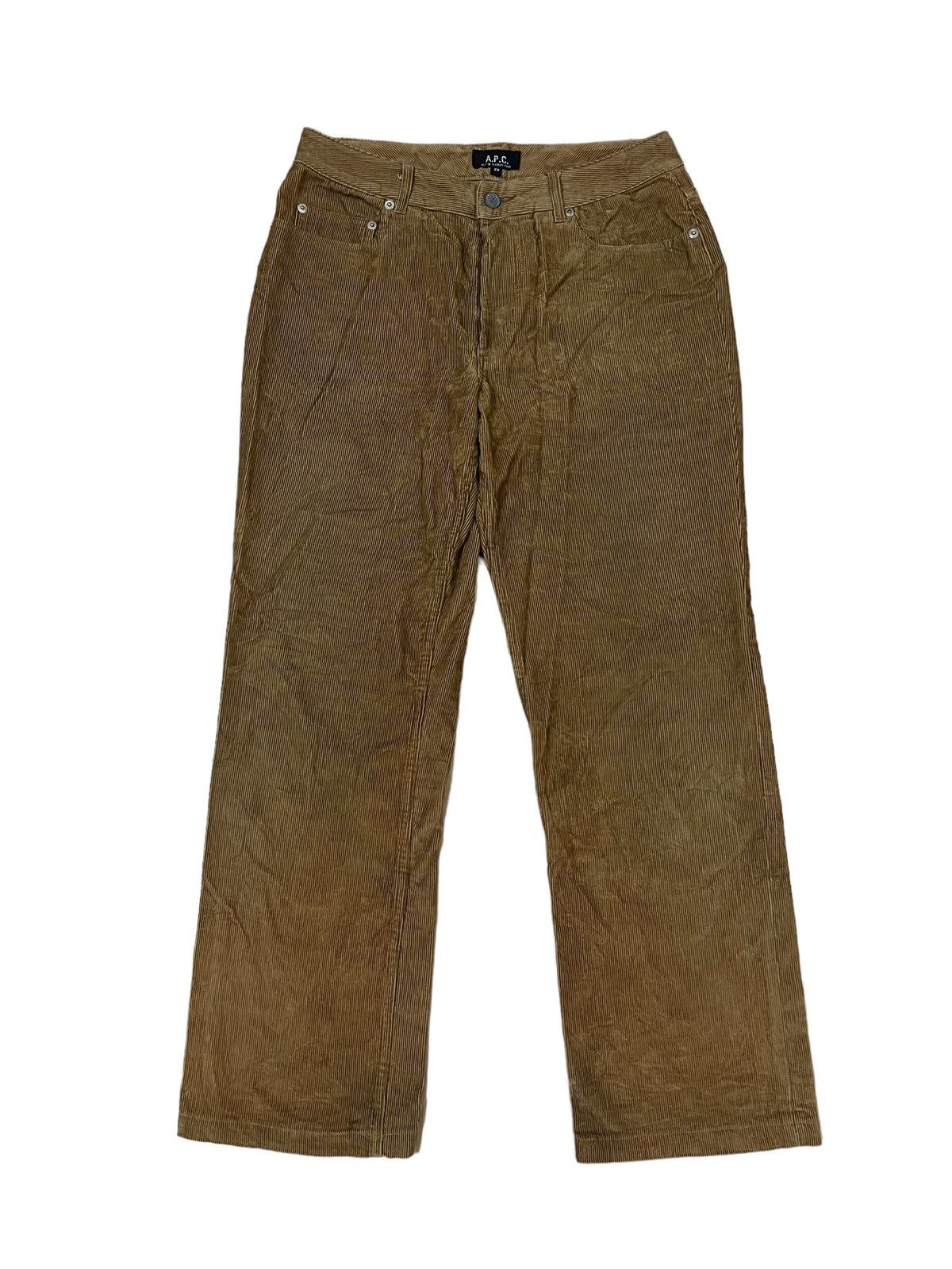 A.P.C. AW2000 APC 🇫🇷 Velour Corduroy Gabardine Worker Pants Size US 29 - 4 Thumbnail