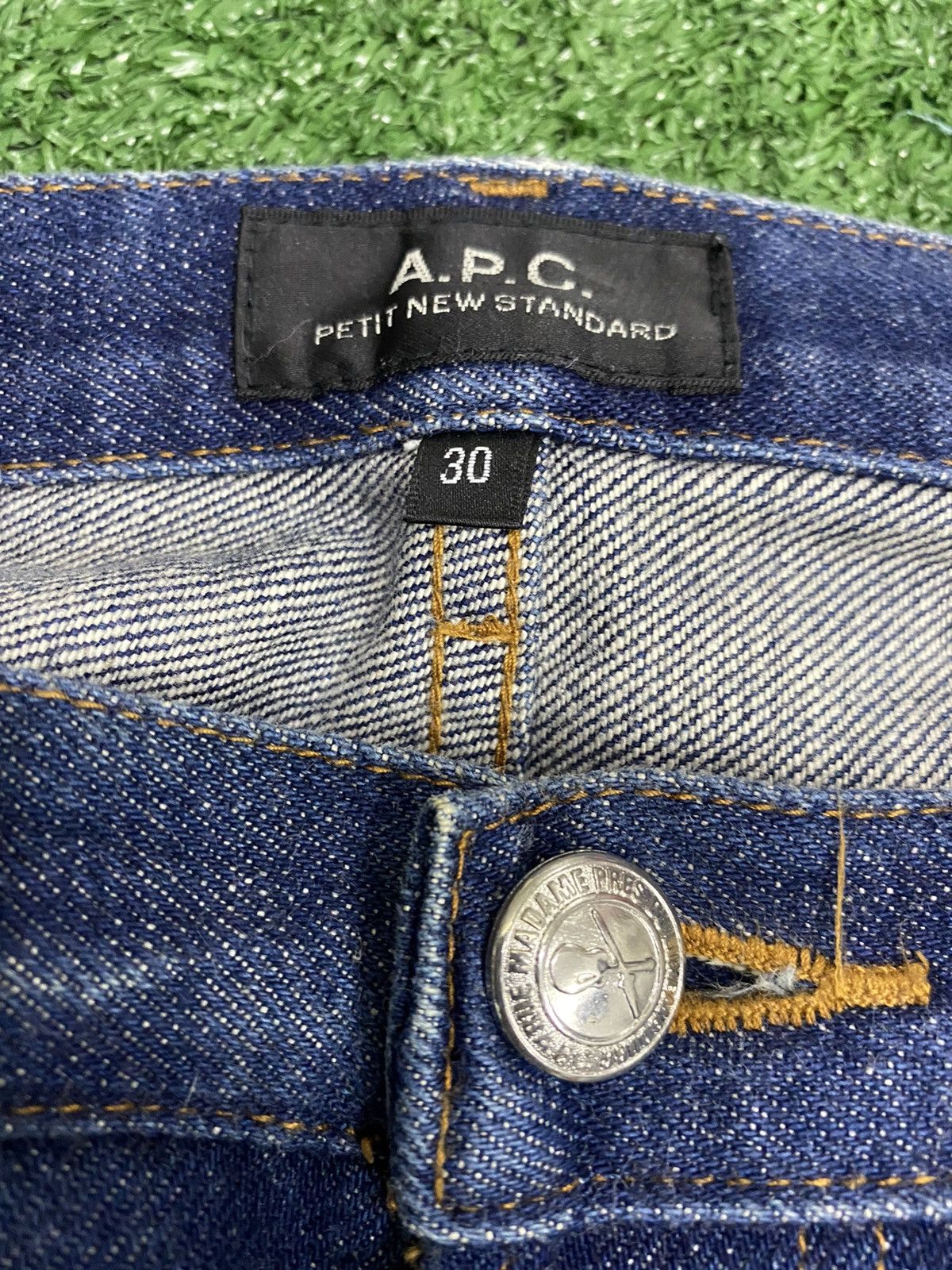 APC Denim Streetwear Brand Distressed Denim