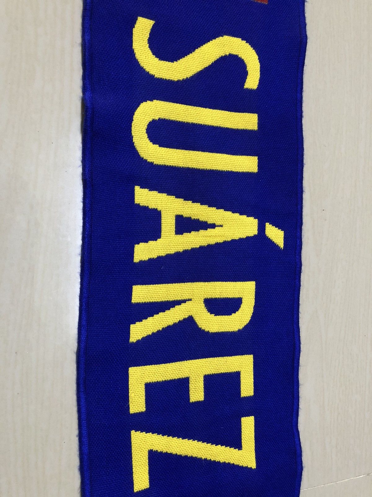 Vintage FC Barcelona SUAREZ scarf/muffler Size ONE SIZE - 7 Thumbnail