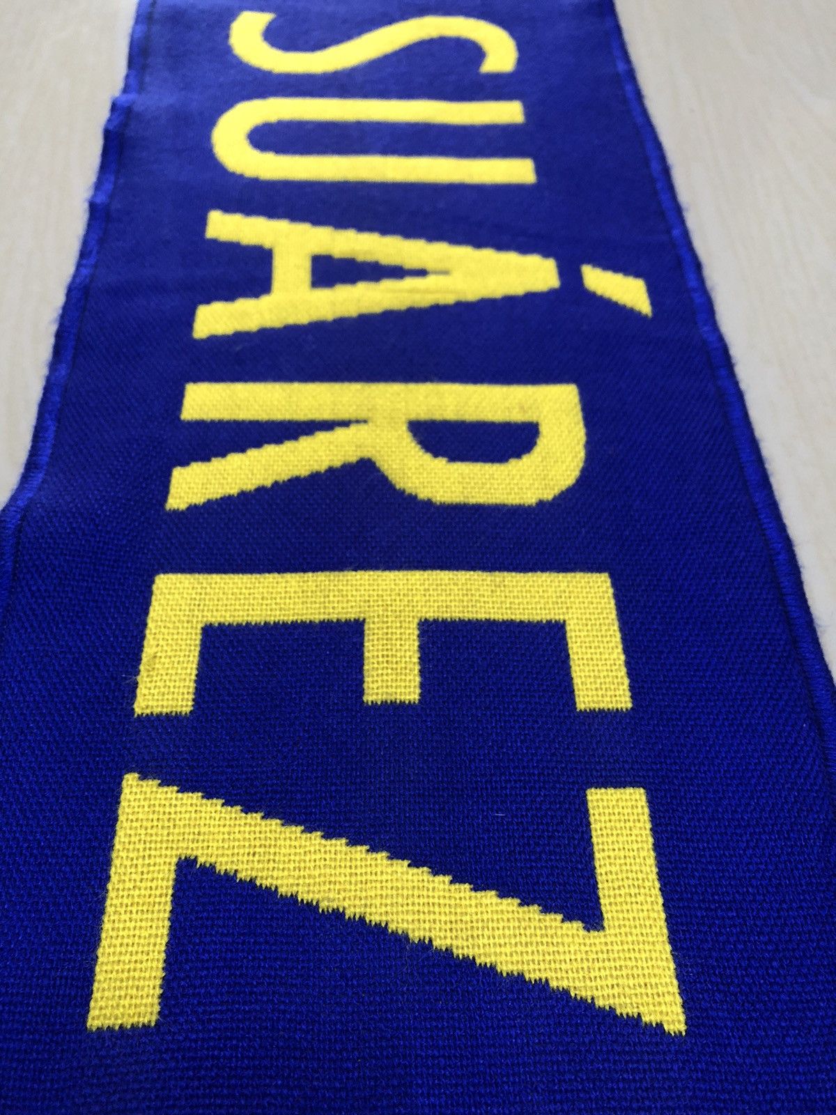 Vintage FC Barcelona SUAREZ scarf/muffler Size ONE SIZE - 4 Thumbnail