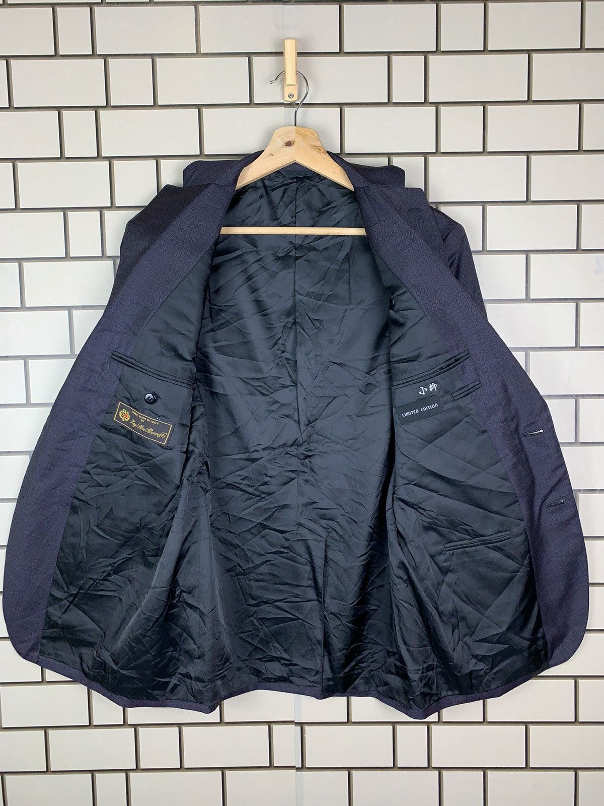 Designer × Loro Piana × Vintage Vintage Loro Piana Blazer Size 40S - 9 Thumbnail