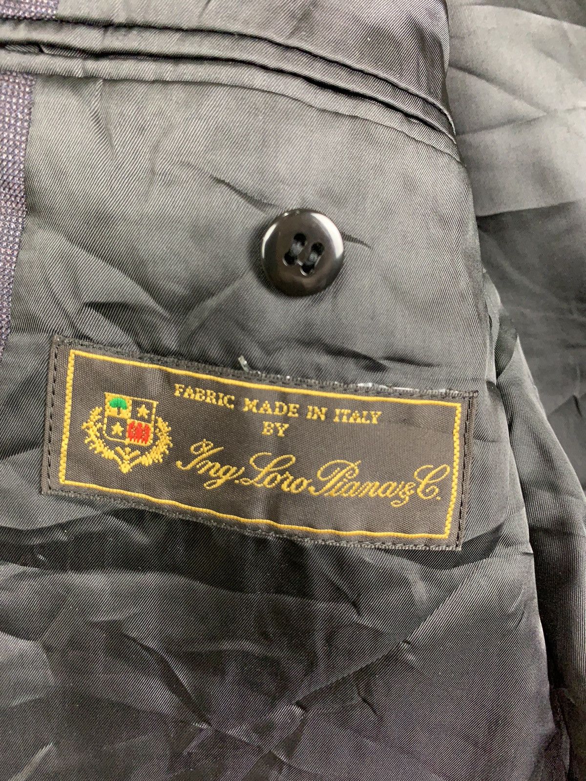 Designer × Loro Piana × Vintage Vintage Loro Piana Blazer Size 40S - 10 Thumbnail