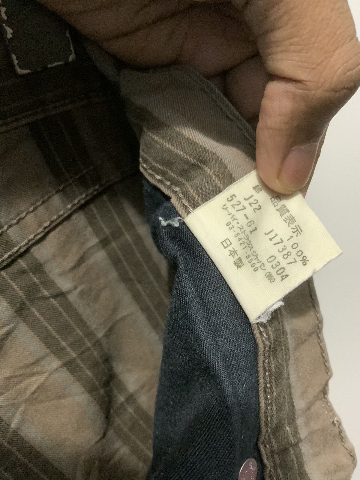 Levi's Levi Strauss & co Striped Japan Denim Jeans Size US 30 / EU 46 - 18 Thumbnail
