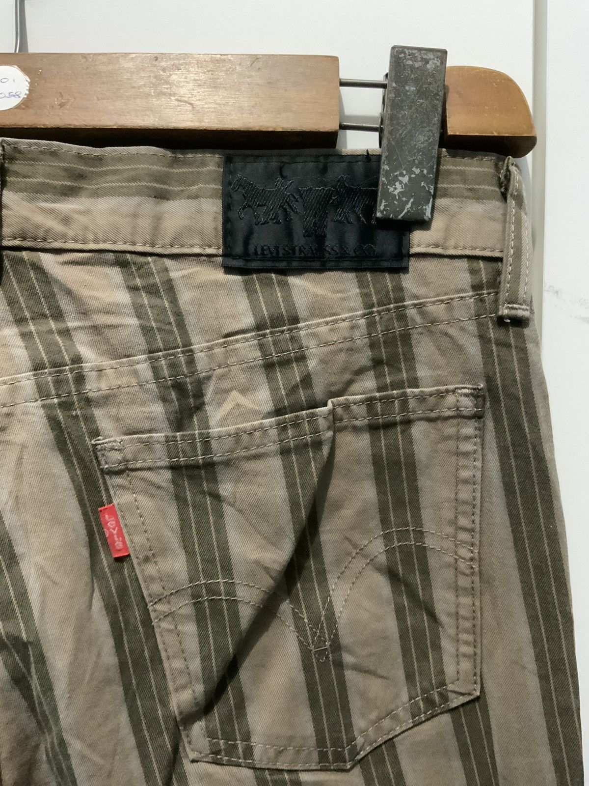 Levi's Levi Strauss & co Striped Japan Denim Jeans Size US 30 / EU 46 - 13 Thumbnail
