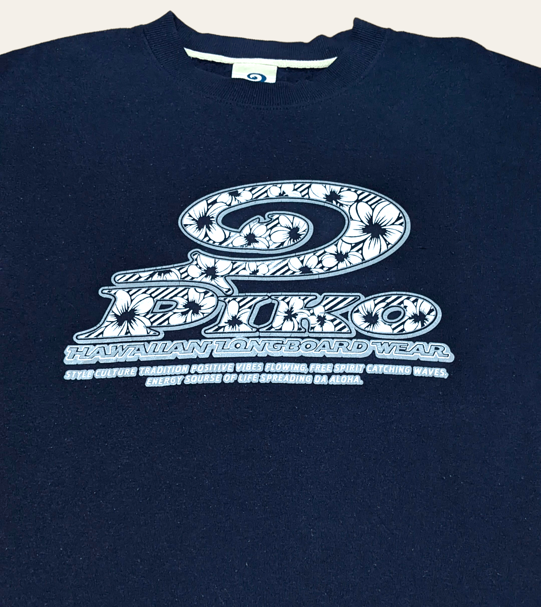 Billabong × Vintage Vintage 90s Piko Hawaii Surfboards Logo Spellout Sweatshirt Size US L / EU 52-54 / 3 - 3 Thumbnail