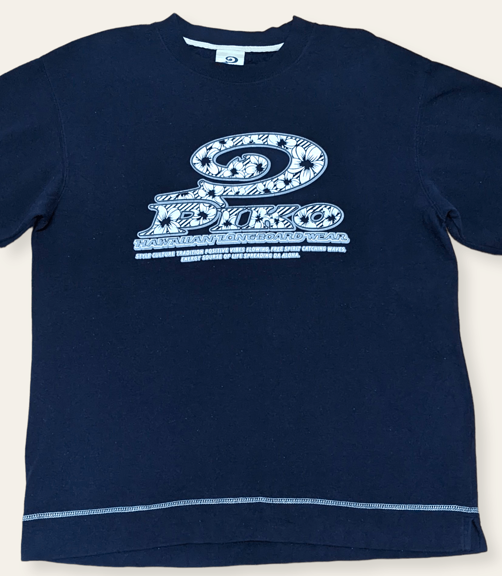 Billabong × Vintage Vintage 90s Piko Hawaii Surfboards Logo Spellout Sweatshirt Size US L / EU 52-54 / 3 - 4 Thumbnail
