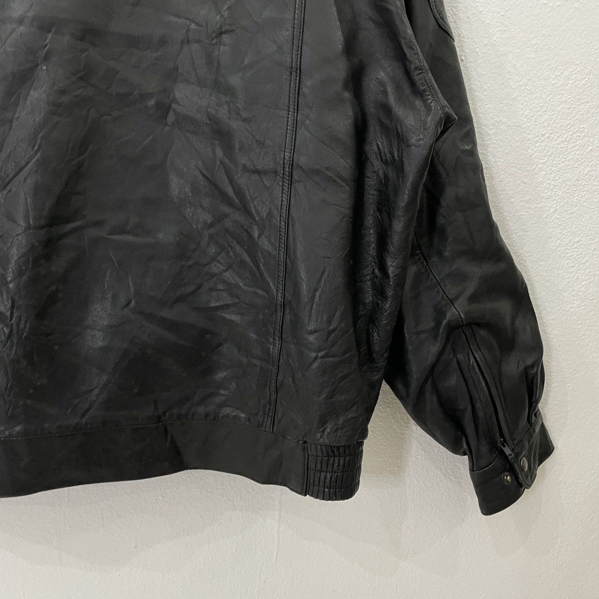 Vintage Vintage Shiang Sine Leather Jacket Size US L / EU 52-54 / 3 - 7 Thumbnail