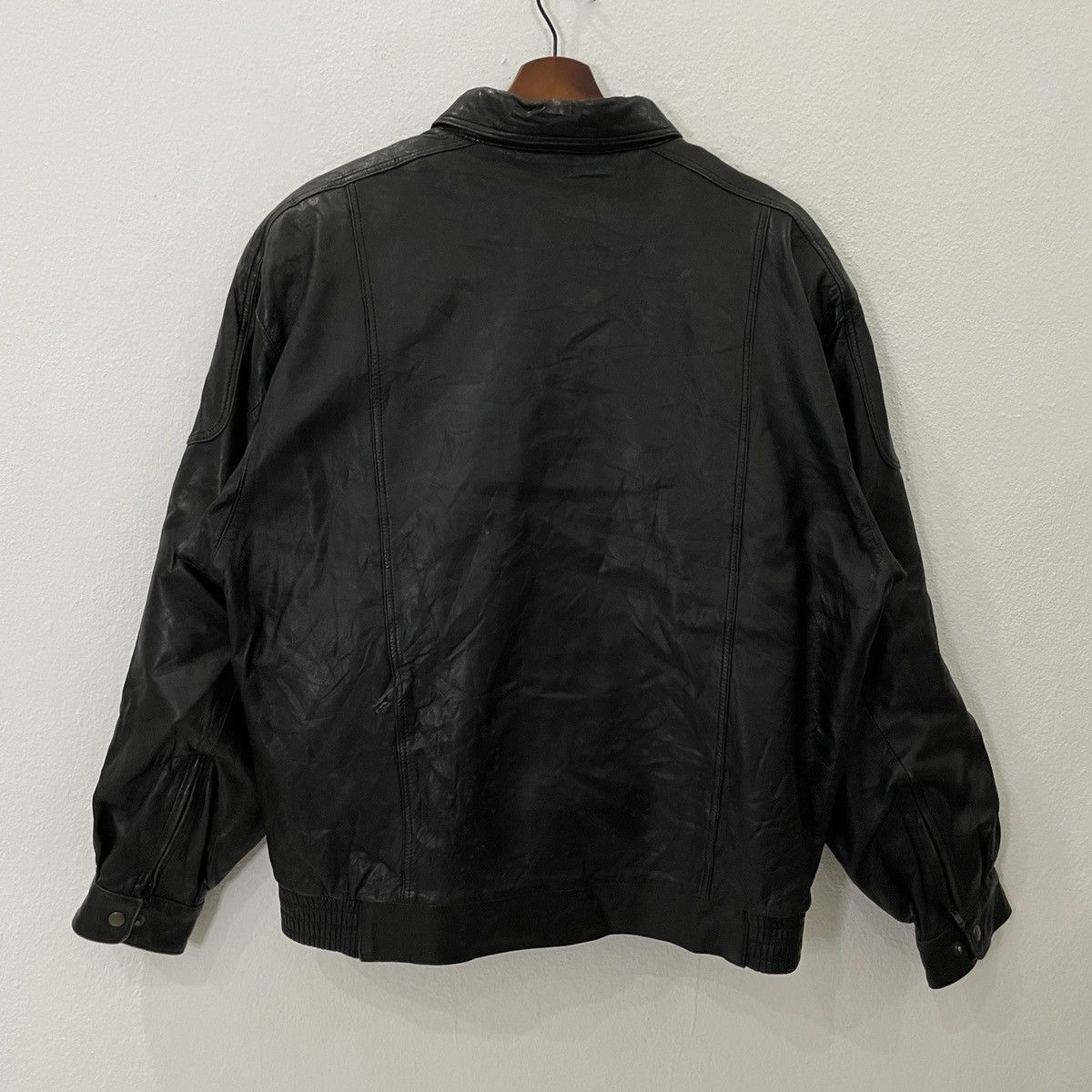 Vintage Vintage Shiang Sine Leather Jacket Size US L / EU 52-54 / 3 - 6 Thumbnail