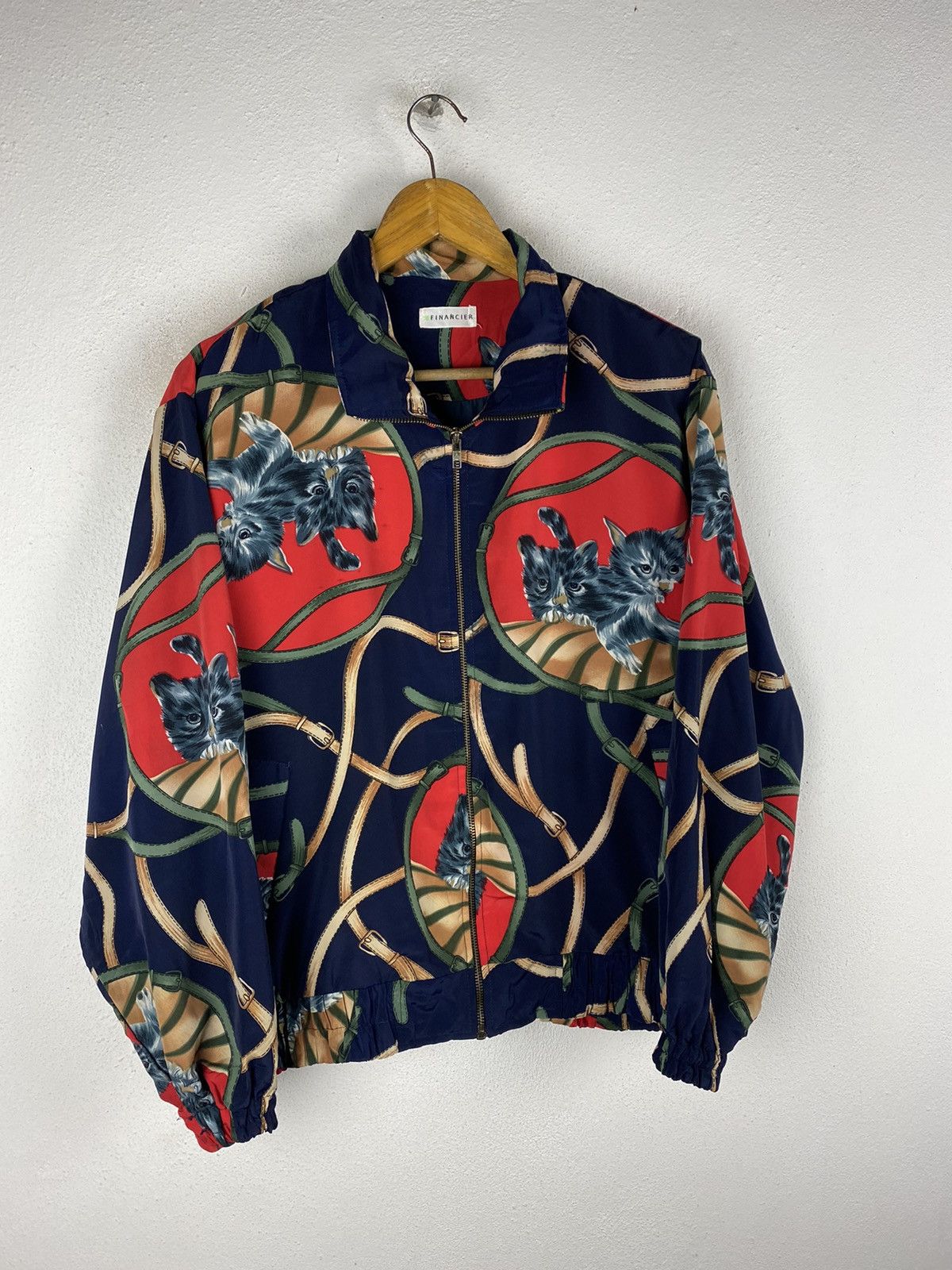 If Six Was Nine 🔥SALE🔥FINANCIER SILK BOMBER JACKET FULLPRINTS Size US L / EU 52-54 / 3 - 3 Thumbnail