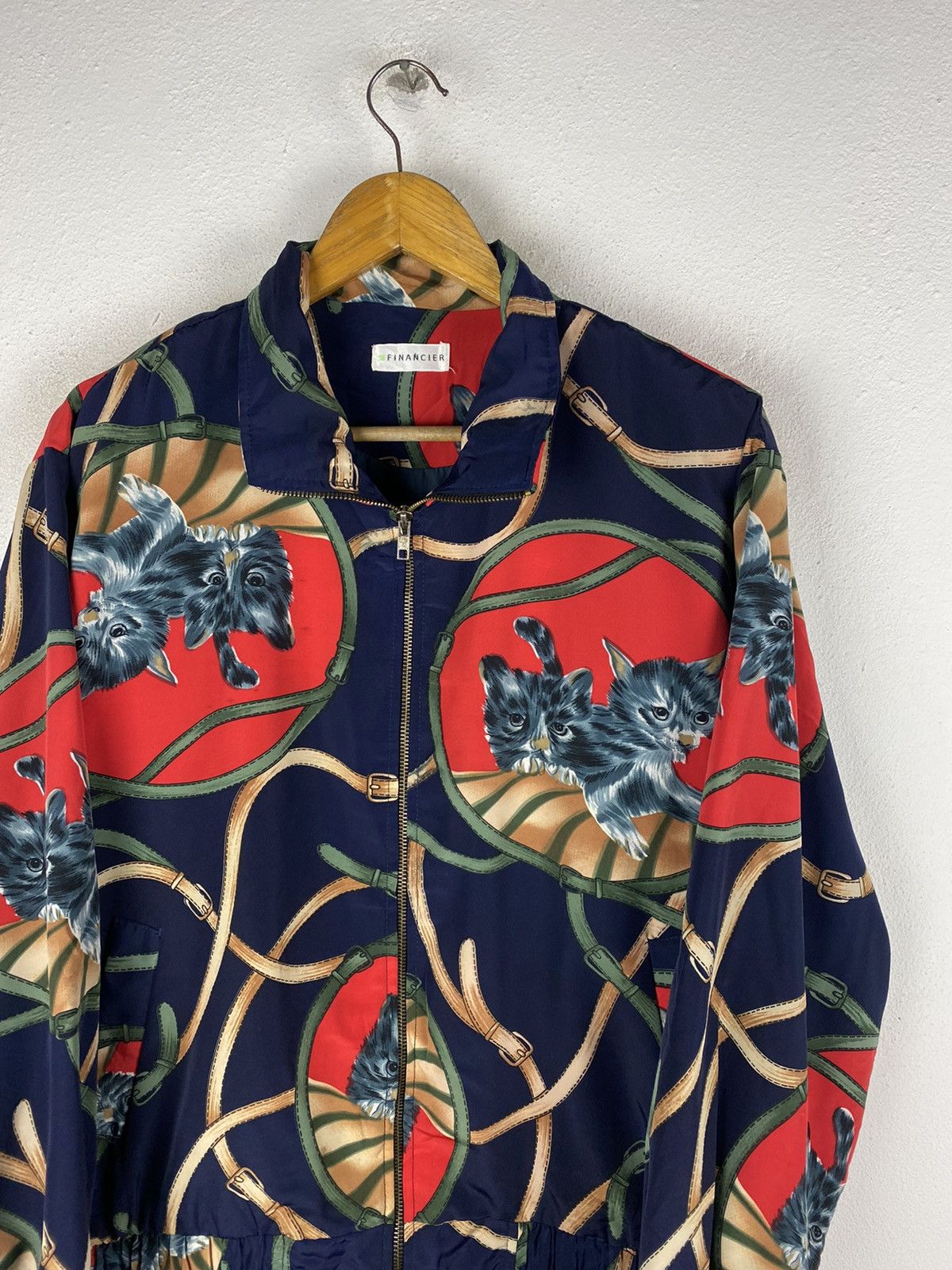 If Six Was Nine 🔥SALE🔥FINANCIER SILK BOMBER JACKET FULLPRINTS Size US L / EU 52-54 / 3 - 6 Thumbnail