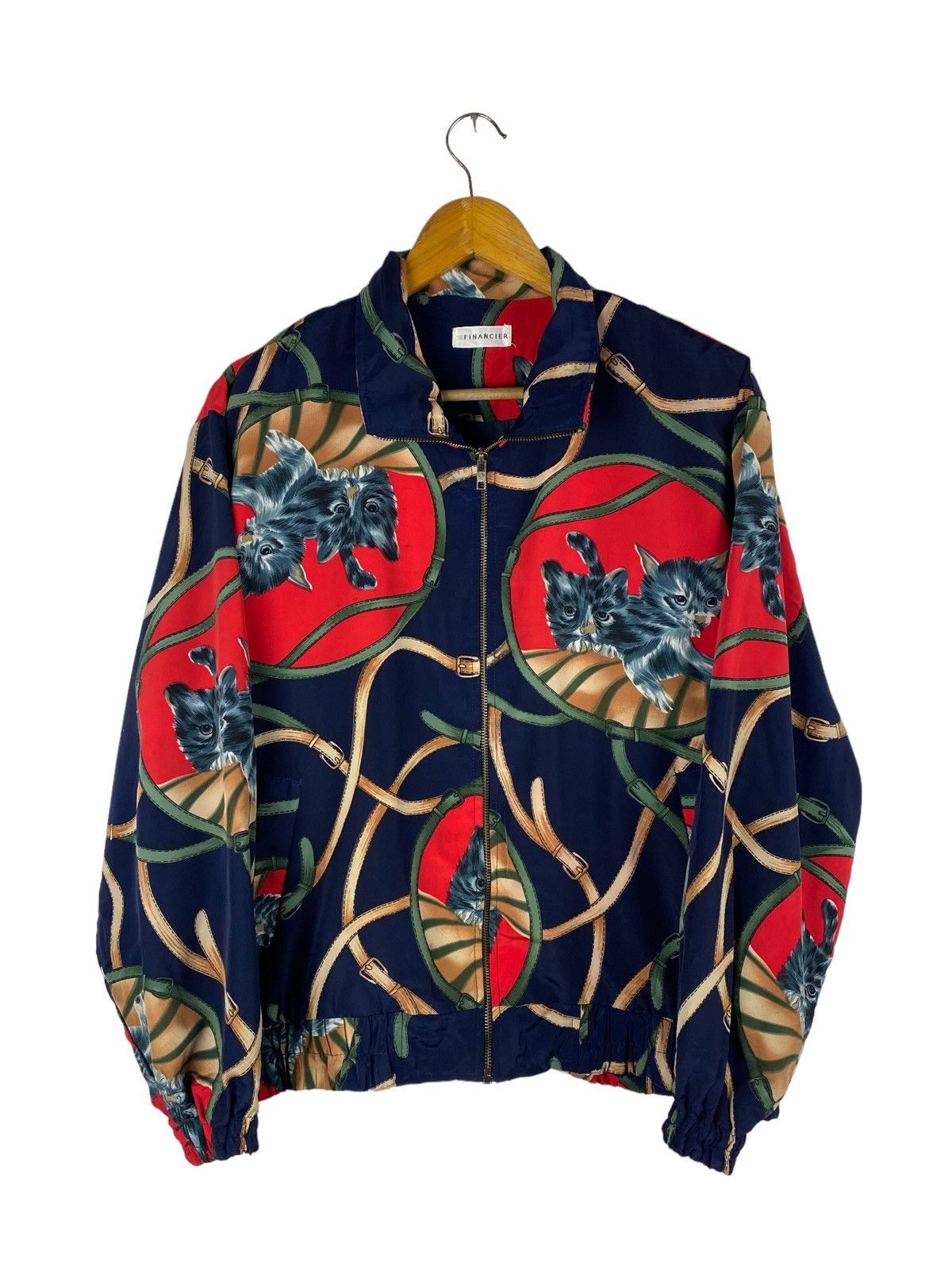 If Six Was Nine 🔥SALE🔥FINANCIER SILK BOMBER JACKET FULLPRINTS Size US L / EU 52-54 / 3 - 1 Thumbnail