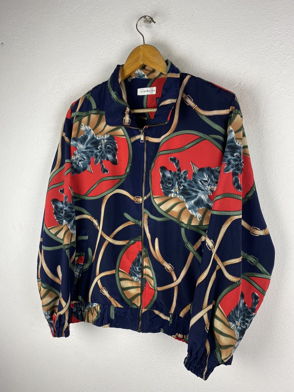 If Six Was Nine 🔥SALE🔥FINANCIER SILK BOMBER JACKET FULLPRINTS Size US L / EU 52-54 / 3 - 5 Thumbnail