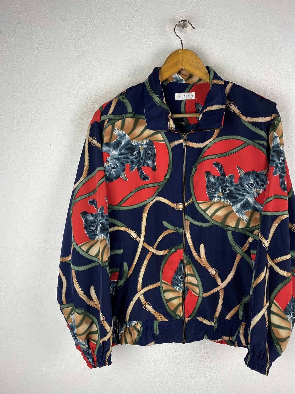If Six Was Nine 🔥SALE🔥FINANCIER SILK BOMBER JACKET FULLPRINTS Size US L / EU 52-54 / 3 - 4 Thumbnail
