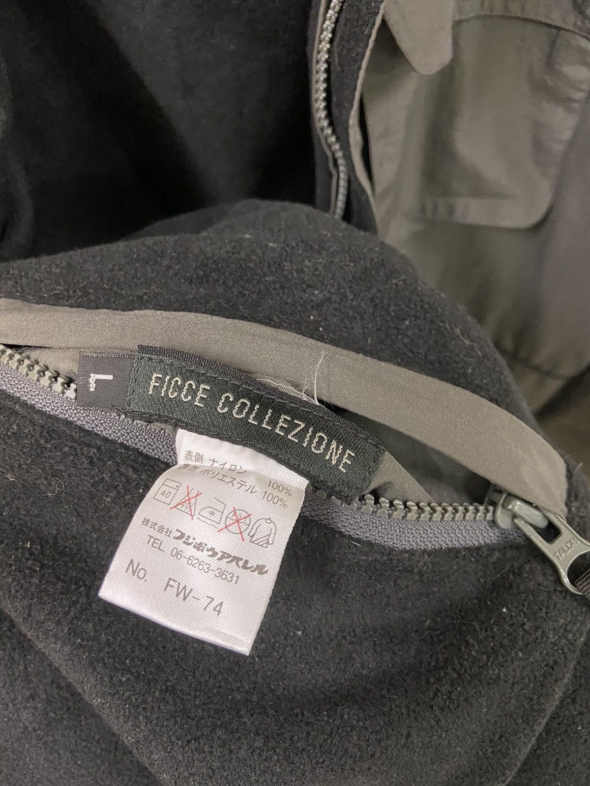 Japanese Brand Vintage Ficce Collezione Riversible Fleece Jacket Size US L / EU 52-54 / 3 - 22 Thumbnail