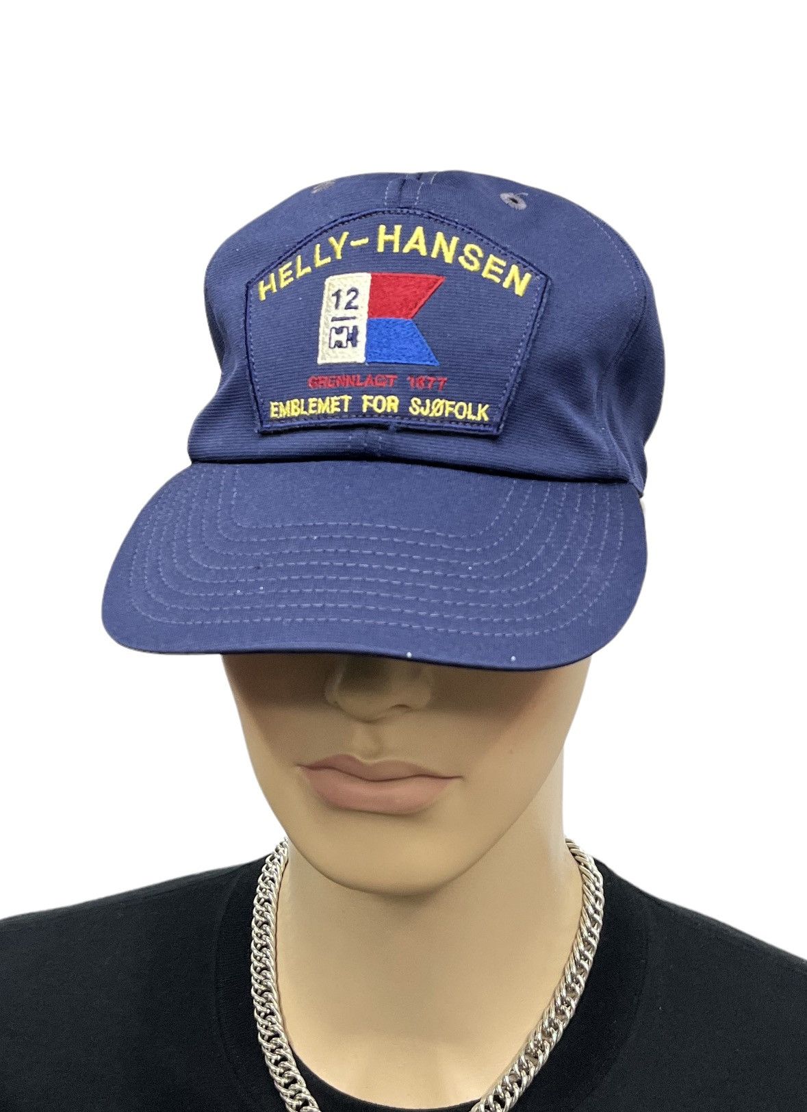 Helly Hansen Vintage HELLY HANSEN Snapback Hat Size ONE SIZE - 1 Thumbnail