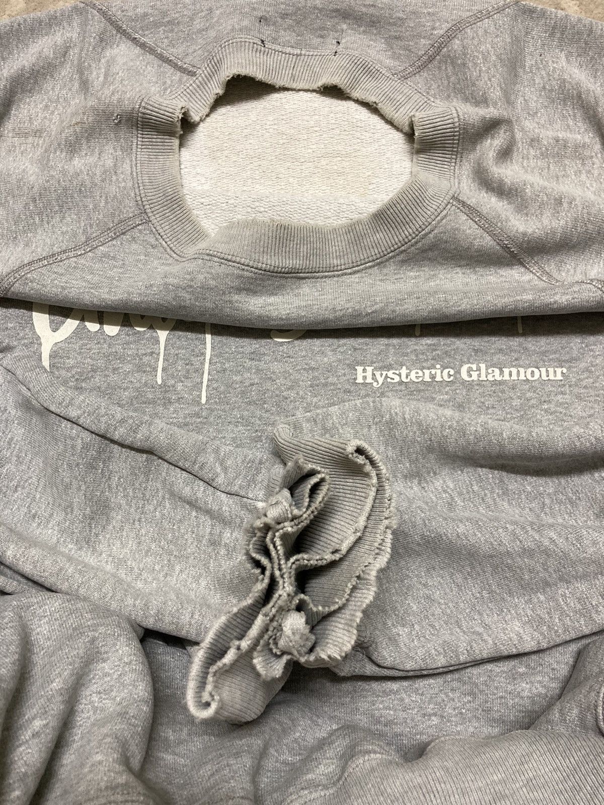 Hysteric Glamour × Japanese Brand × Vintage Distressed Hysteric Glamour Underground sweatshirt Size US L / EU 52-54 / 3 - 12 Thumbnail