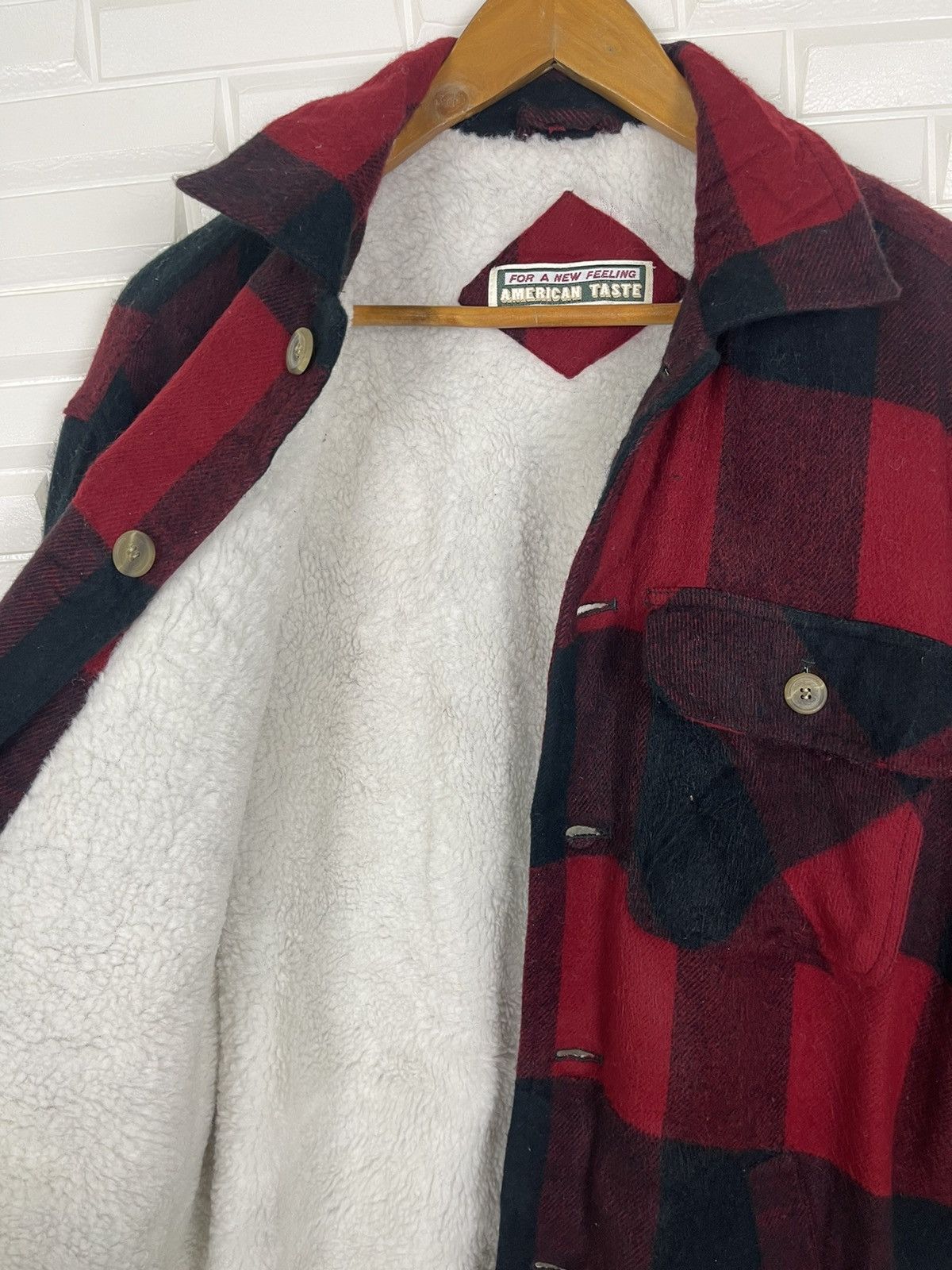 Flannel × Vintage VINTAGE WESTERN SHEARLING JACKET FLANNEL AMERICAN TASTE Size US L / EU 52-54 / 3 - 4 Thumbnail