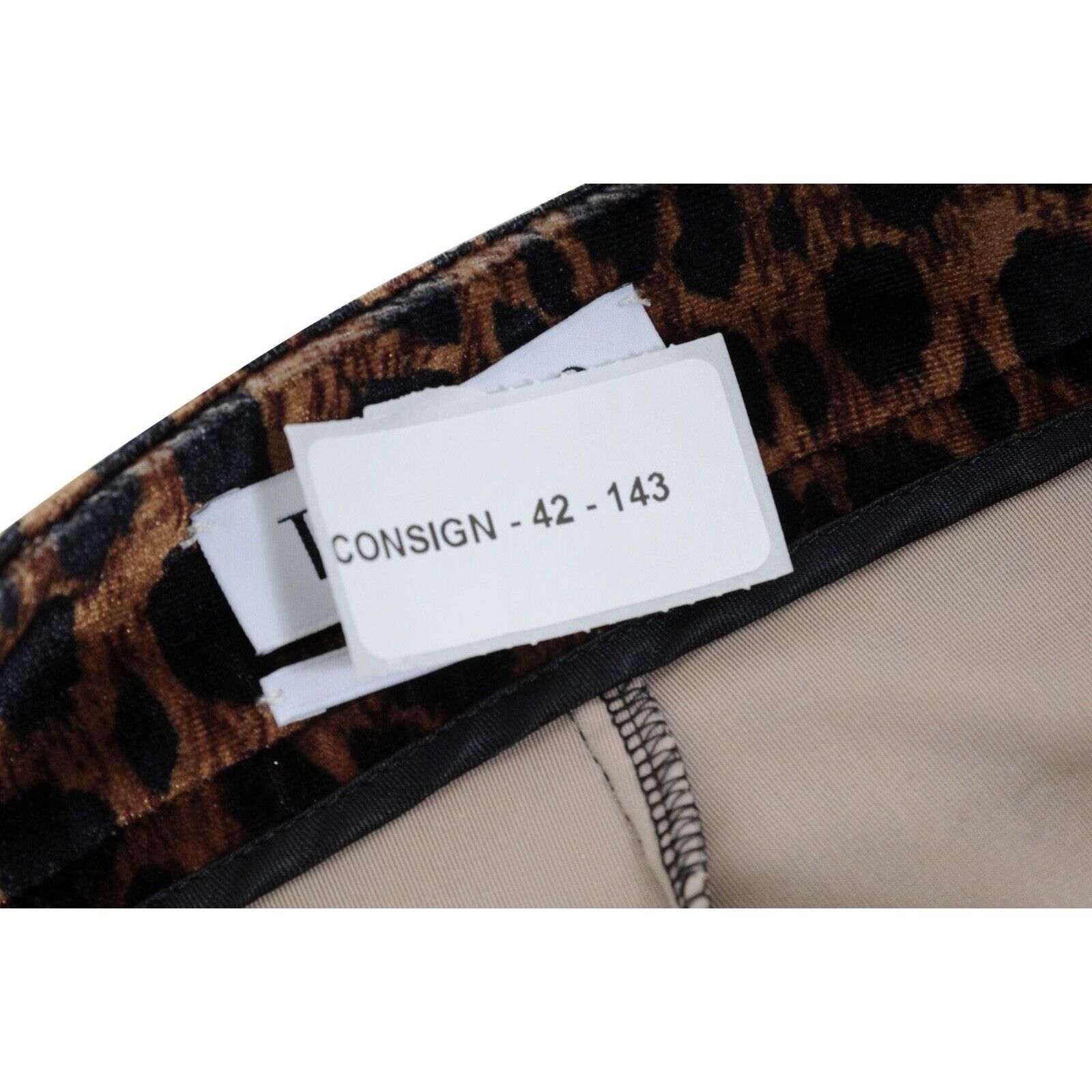 The Attico Cheetah Leggings Pants Gold Black Animal Print Size 28" / US 6 / IT 42 - 10 Thumbnail