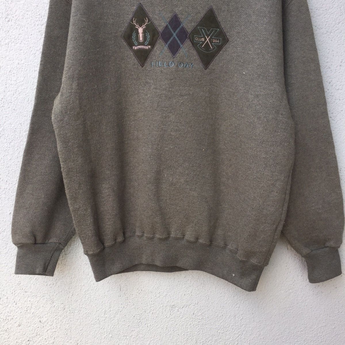 Lindbergh Vintage Lindbergh Diamond Embroidery Logo Sweatshirt Size US L / EU 52-54 / 3 - 3 Thumbnail