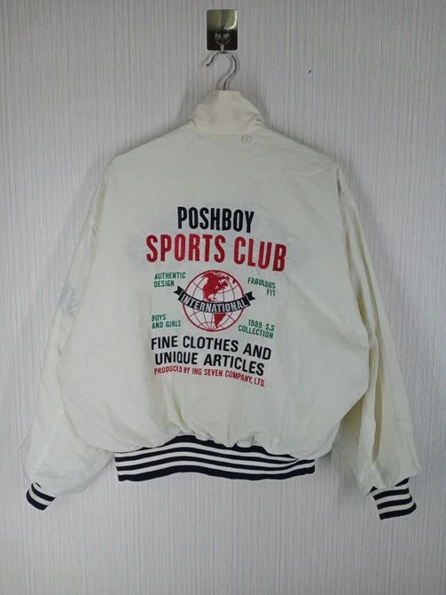Japanese Brand Rare Vintage Posh Boy Reversible Varsity Jacket Size US XL / EU 56 / 4 - 3 Thumbnail