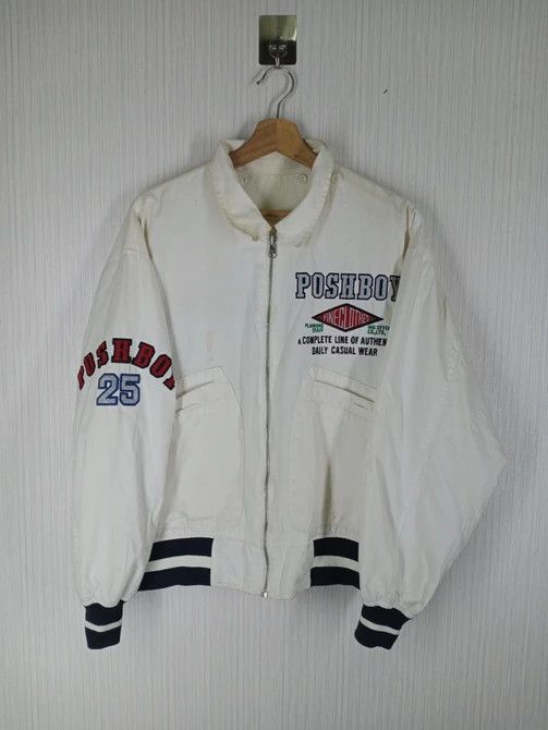 Japanese Brand Rare Vintage Posh Boy Reversible Varsity Jacket Size US XL / EU 56 / 4 - 2 Thumbnail