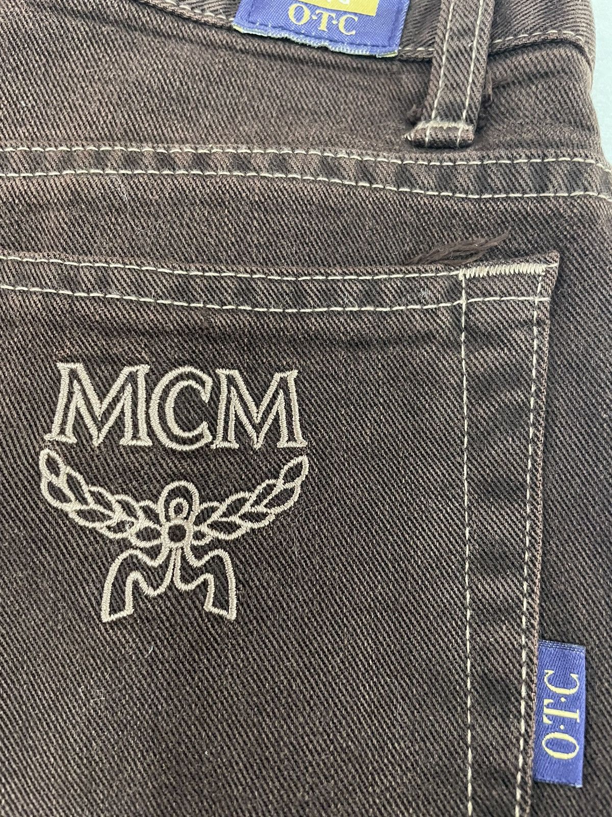 Other Vintage MCM Jeans Embroidery Logo Size 26" / US 2 / IT 38 - 6 Thumbnail