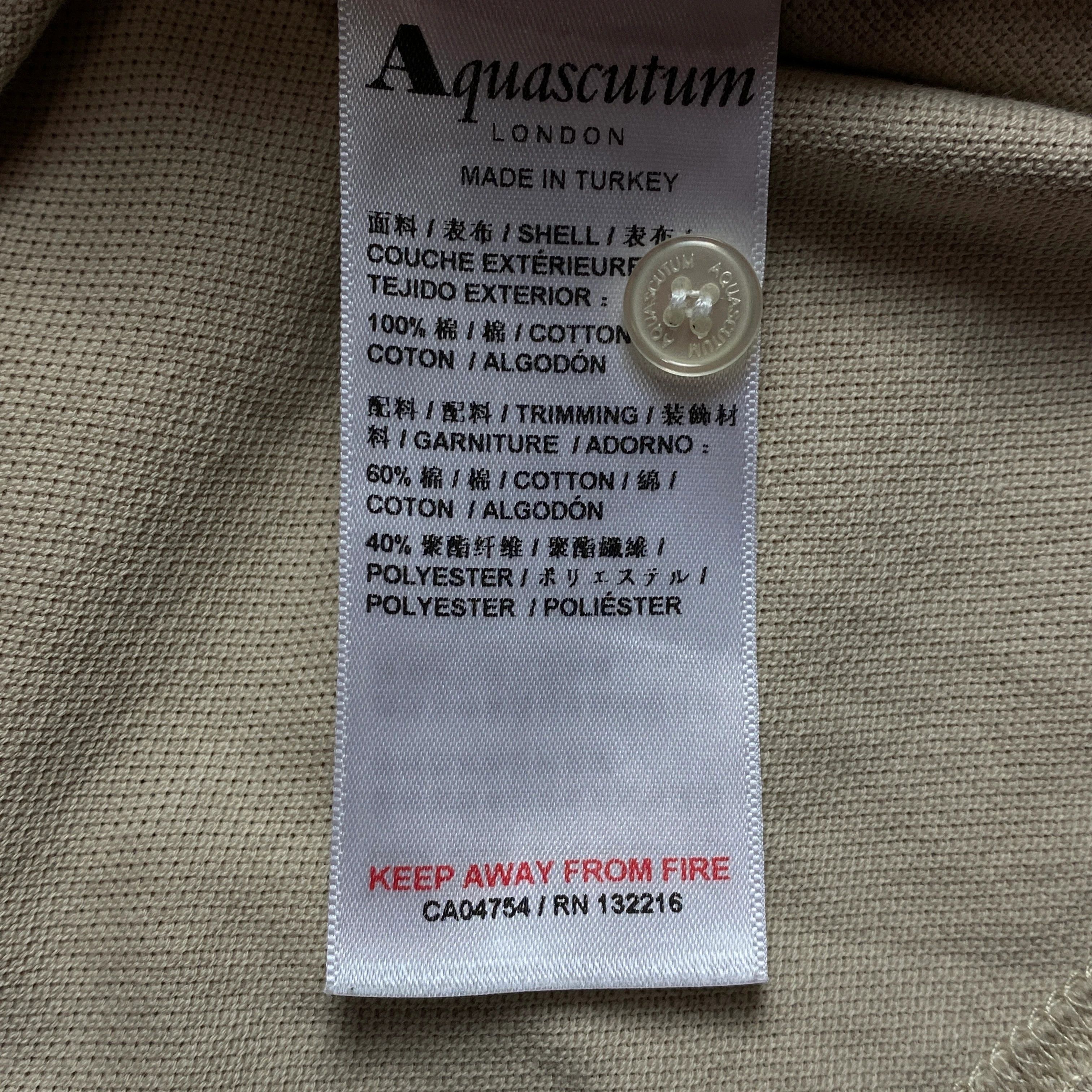 Aquascutum Mens Polo T Shirt Aquascutum Vintage Size L Size US L / EU 52-54 / 3 - 5 Thumbnail