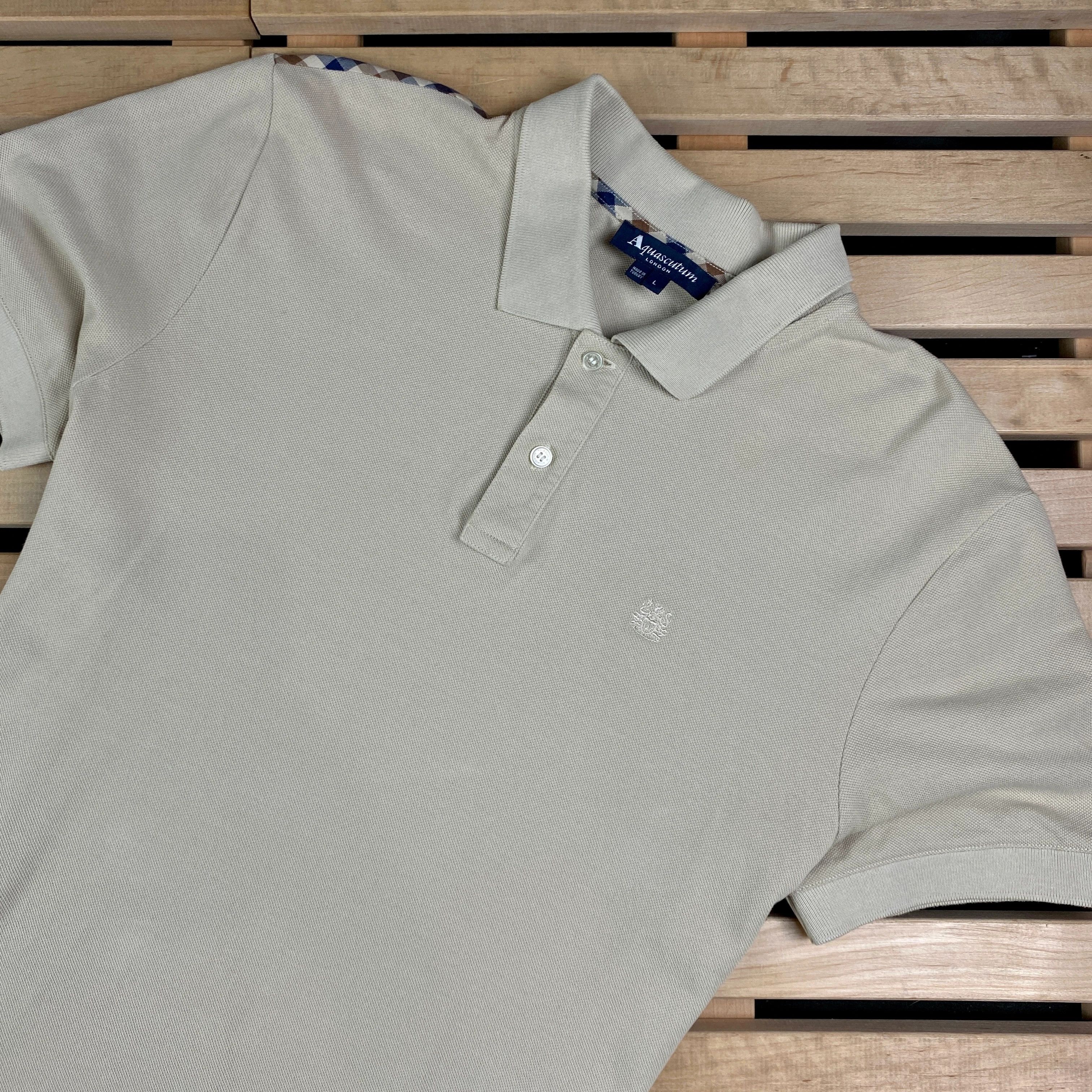 Aquascutum Mens Polo T Shirt Aquascutum Vintage Size L Size US L / EU 52-54 / 3 - 2 Thumbnail