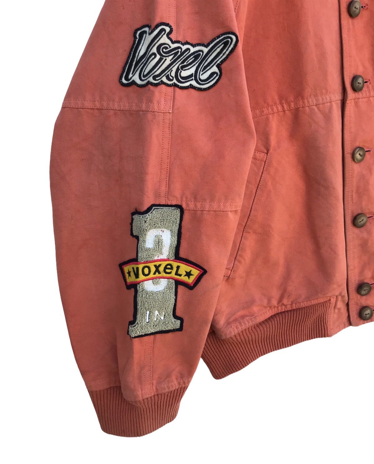Vintage 90s Vintage Voxels Ball Bomber Jacket Size US L / EU 52-54 / 3 - 7 Thumbnail