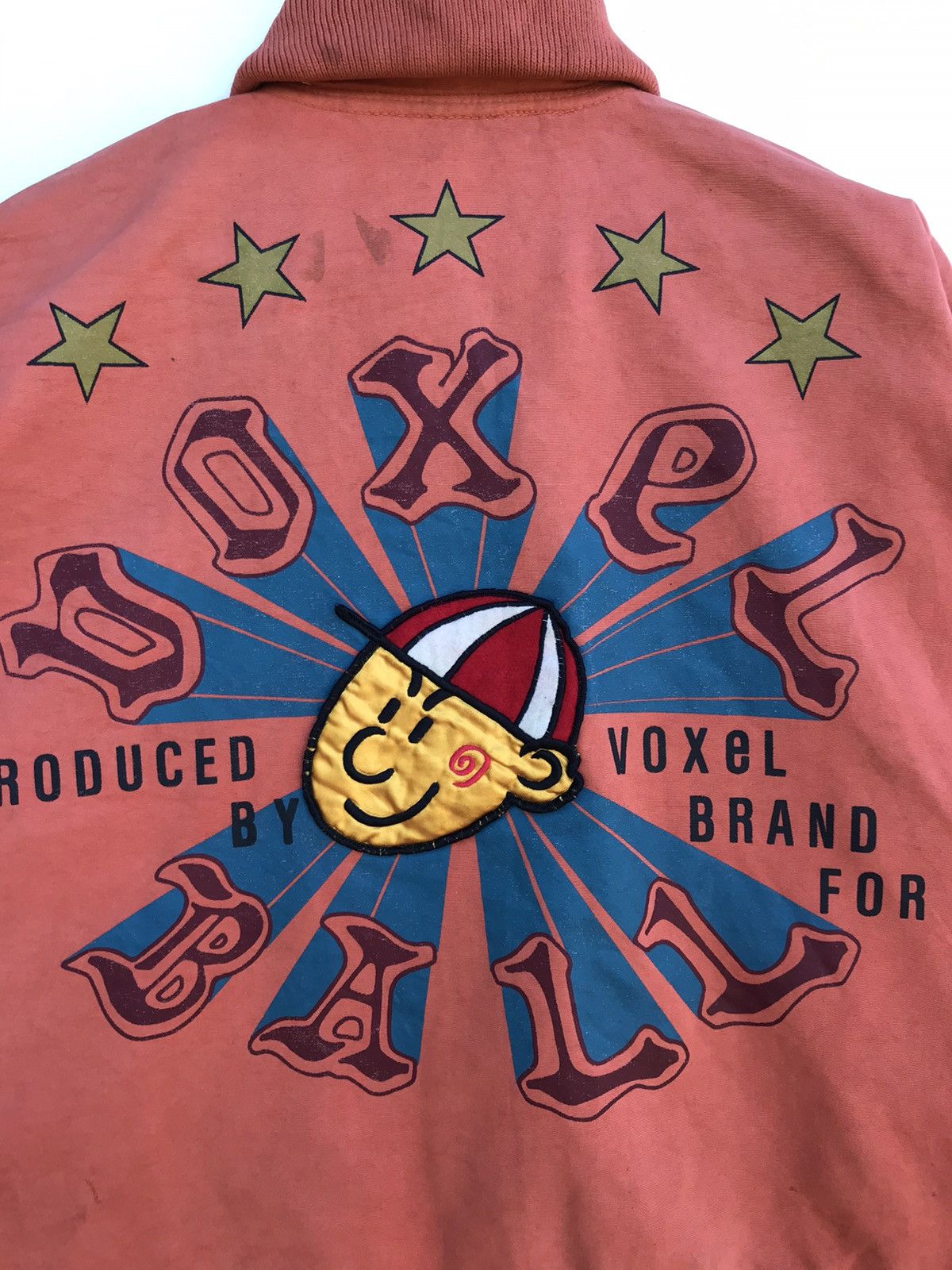 Vintage 90s Vintage Voxels Ball Bomber Jacket Size US L / EU 52-54 / 3 - 8 Thumbnail