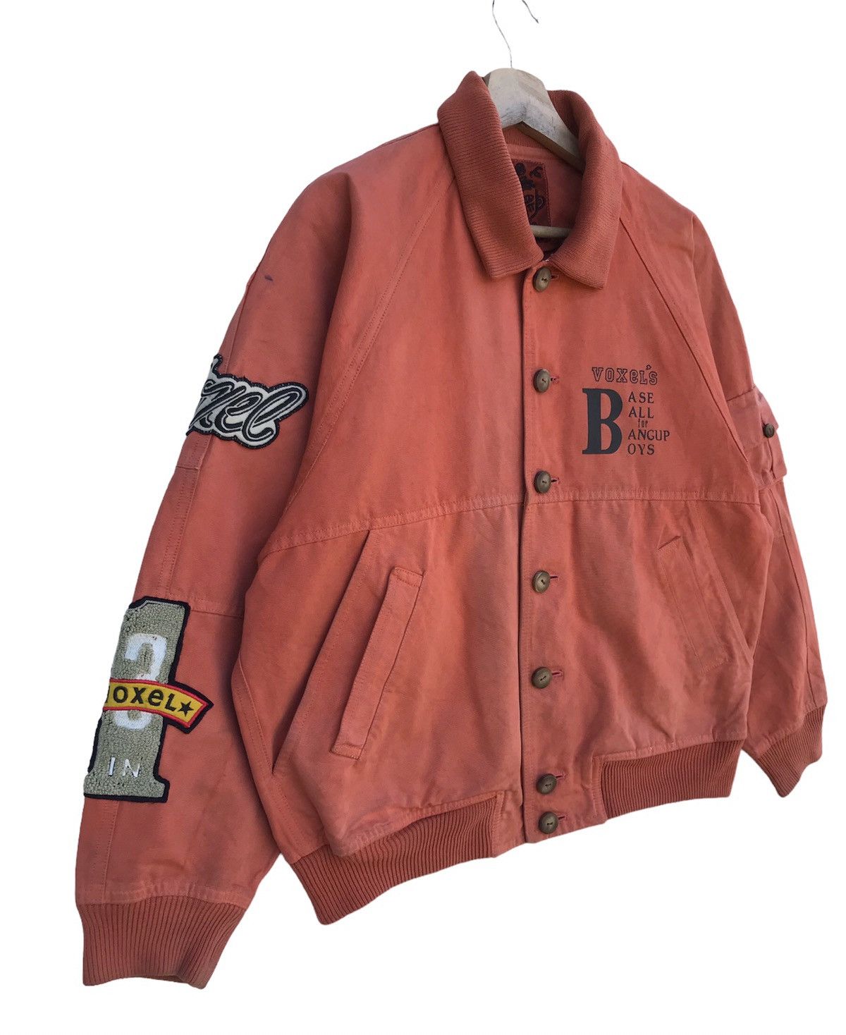 Vintage 90s Vintage Voxels Ball Bomber Jacket Size US L / EU 52-54 / 3 - 4 Thumbnail