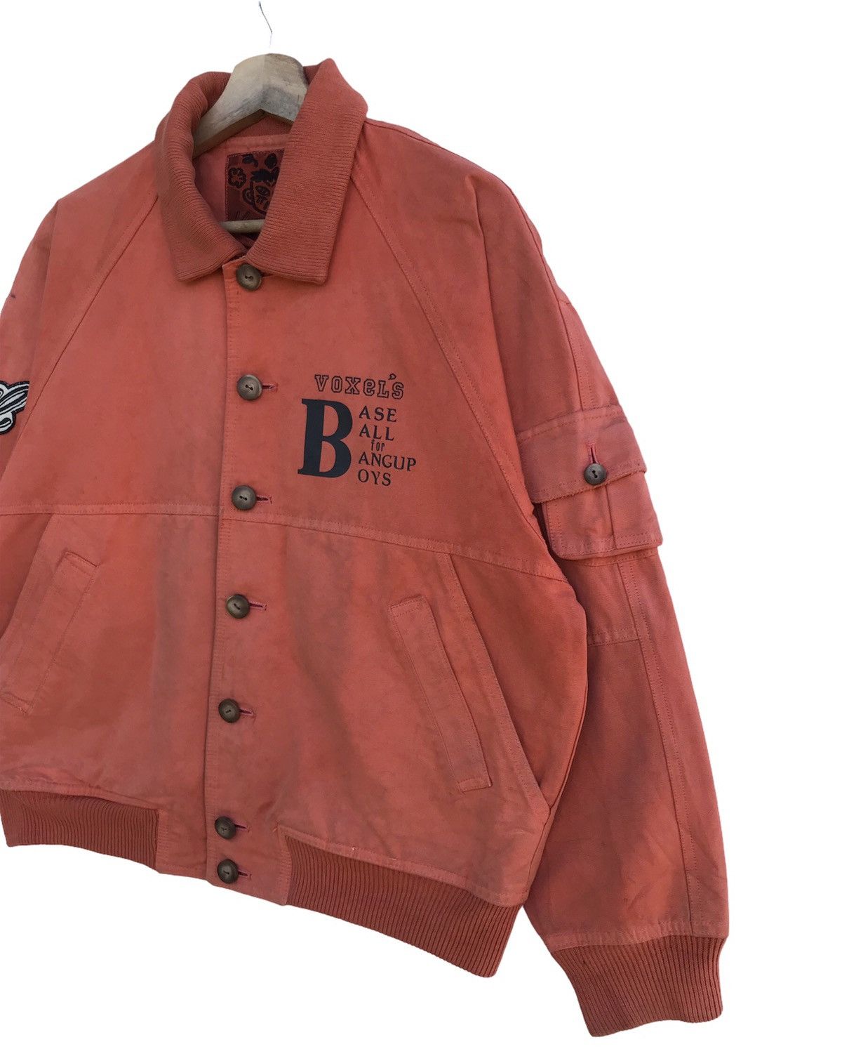 Vintage 90s Vintage Voxels Ball Bomber Jacket Size US L / EU 52-54 / 3 - 5 Thumbnail