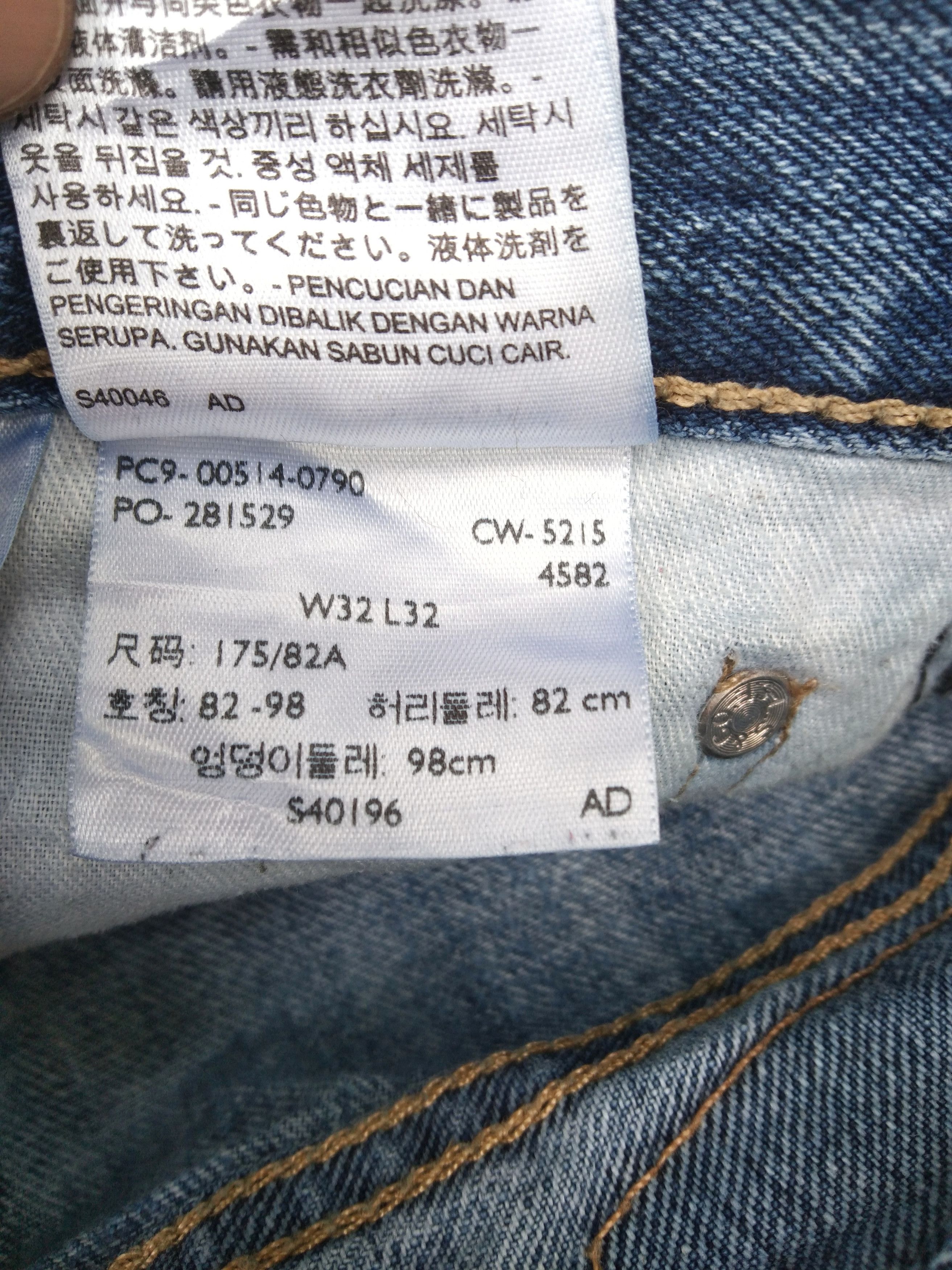 Levi's Vintage Levi's Jeans 514 Paint Splatter Blue Washed Denim Size US 32 / EU 48 - 10 Thumbnail