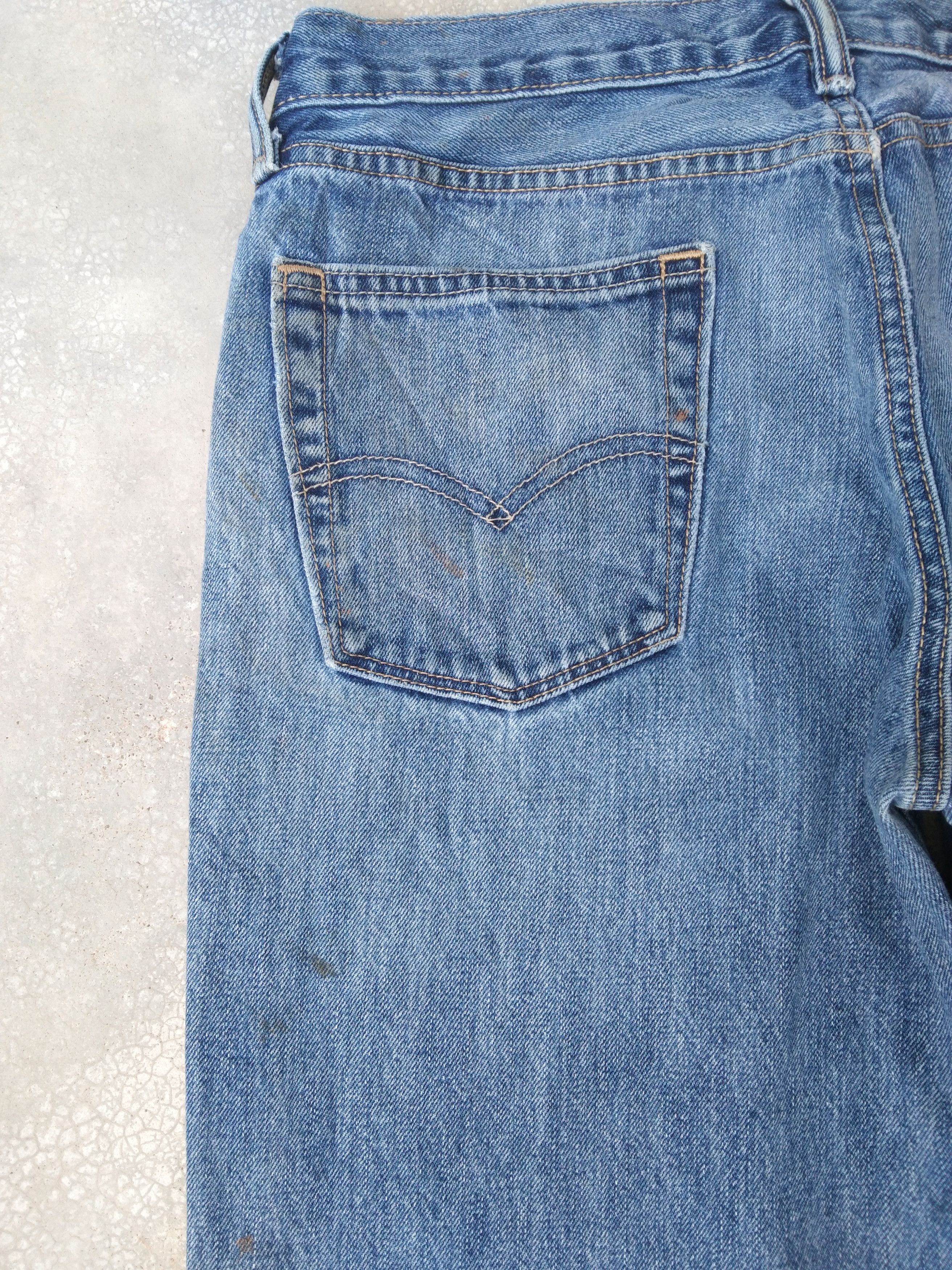 Levi's Vintage Levi's Jeans 514 Paint Splatter Blue Washed Denim Size US 32 / EU 48 - 5 Thumbnail