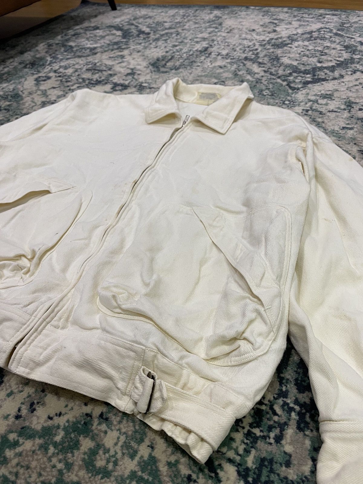 Hai Sporting Gear × Issey Miyake 1990 - Hai Sporting Gear Heavy Cotton Denim Jacket Size US L / EU 52-54 / 3 - 10 Thumbnail