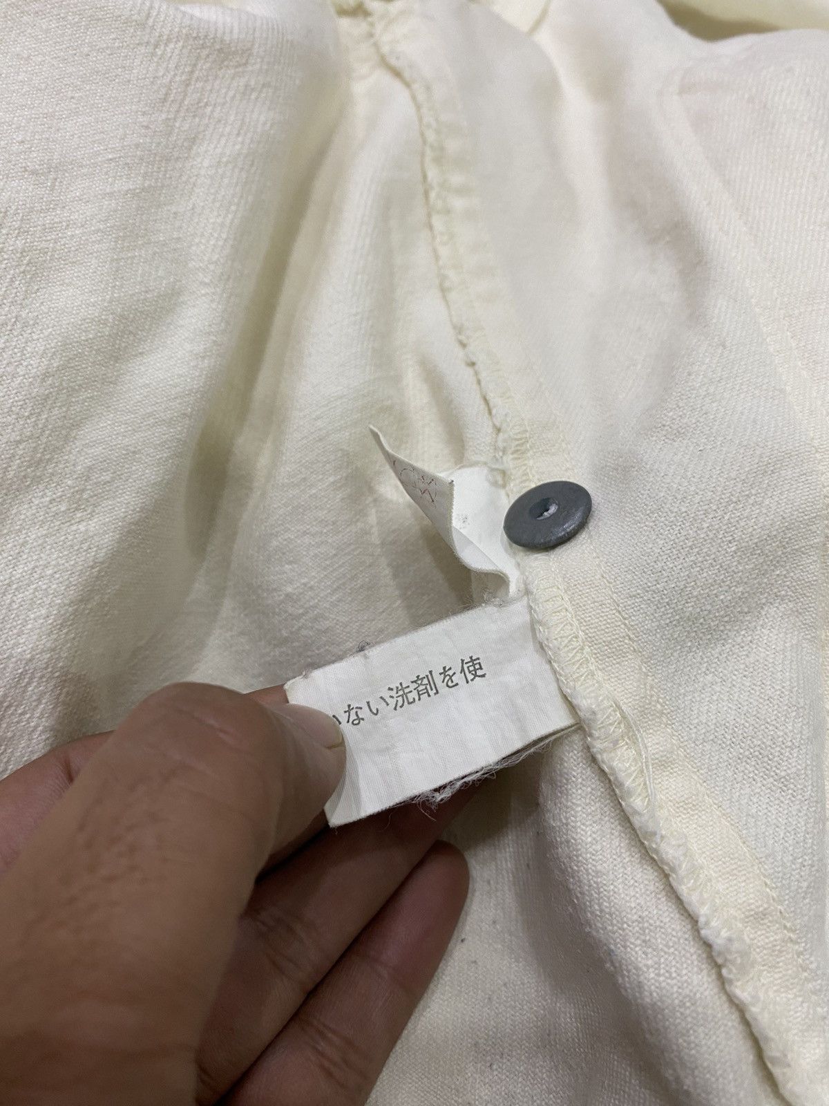 Hai Sporting Gear × Issey Miyake 1990 - Hai Sporting Gear Heavy Cotton Denim Jacket Size US L / EU 52-54 / 3 - 15 Thumbnail