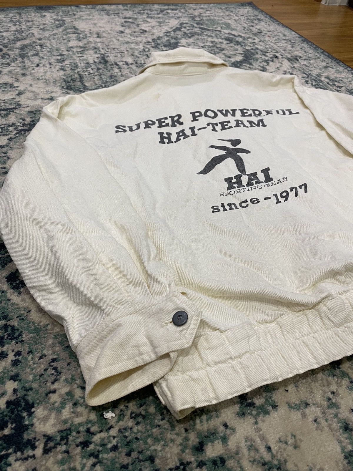 Hai Sporting Gear × Issey Miyake 1990 - Hai Sporting Gear Heavy Cotton Denim Jacket Size US L / EU 52-54 / 3 - 7 Thumbnail