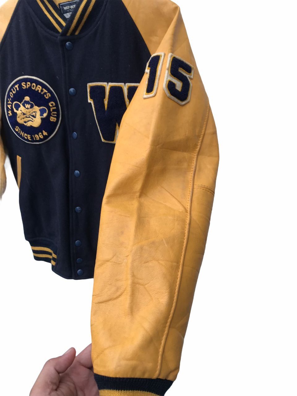 Japanese Brand Way Out Varsity Jacket Patches Varsity Jacket Made in Japan Size US M / EU 48-50 / 2 - 10 Thumbnail