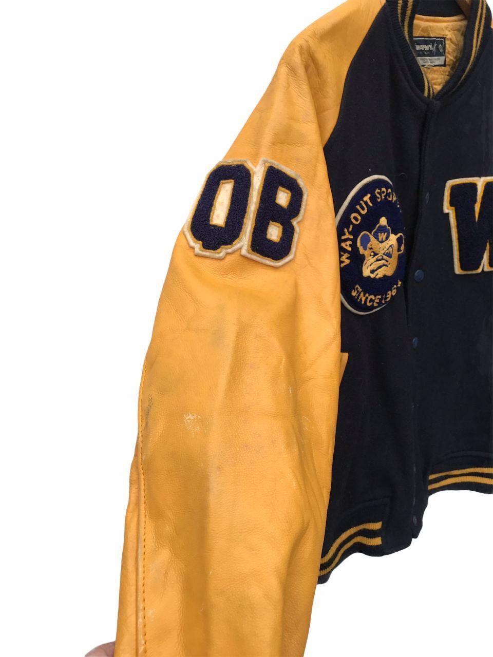 Japanese Brand Way Out Varsity Jacket Patches Varsity Jacket Made in Japan Size US M / EU 48-50 / 2 - 7 Thumbnail