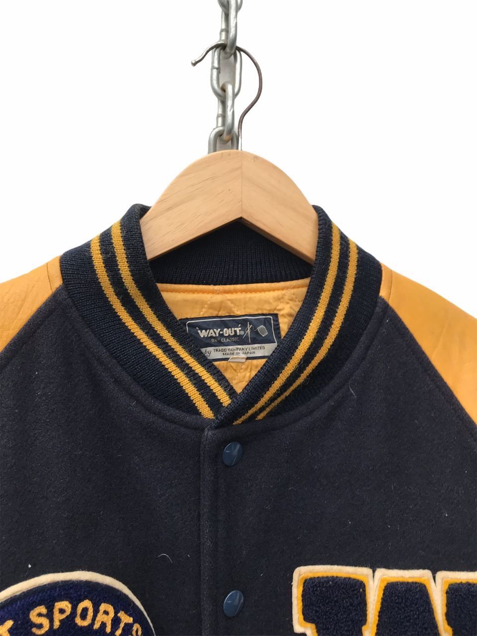 Japanese Brand Way Out Varsity Jacket Patches Varsity Jacket Made in Japan Size US M / EU 48-50 / 2 - 3 Thumbnail