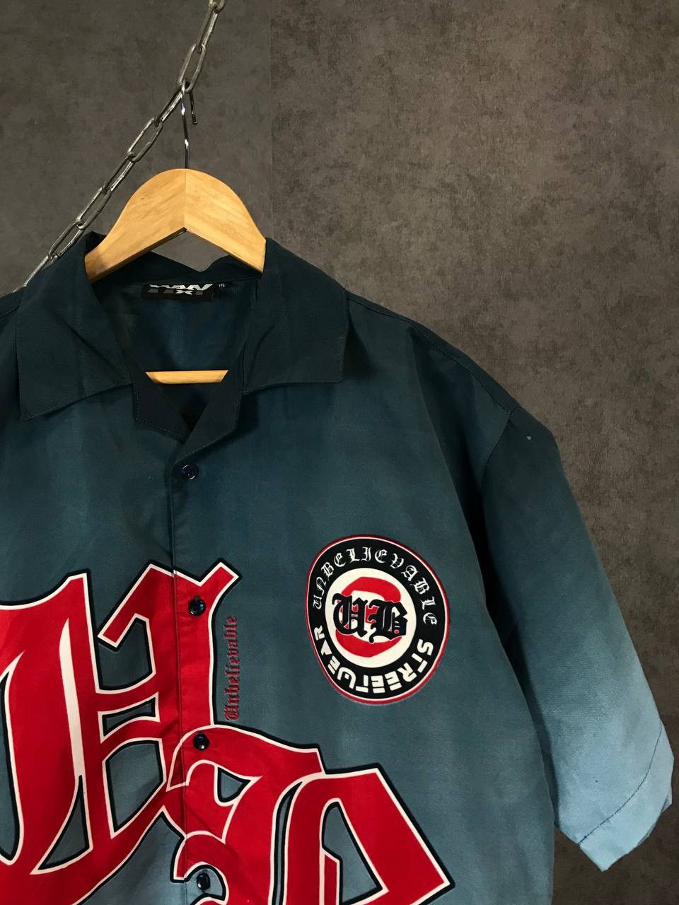 Vintage Unbelievable rap crazy vintage overprinted shirt Size US M / EU 48-50 / 2 - 3 Thumbnail