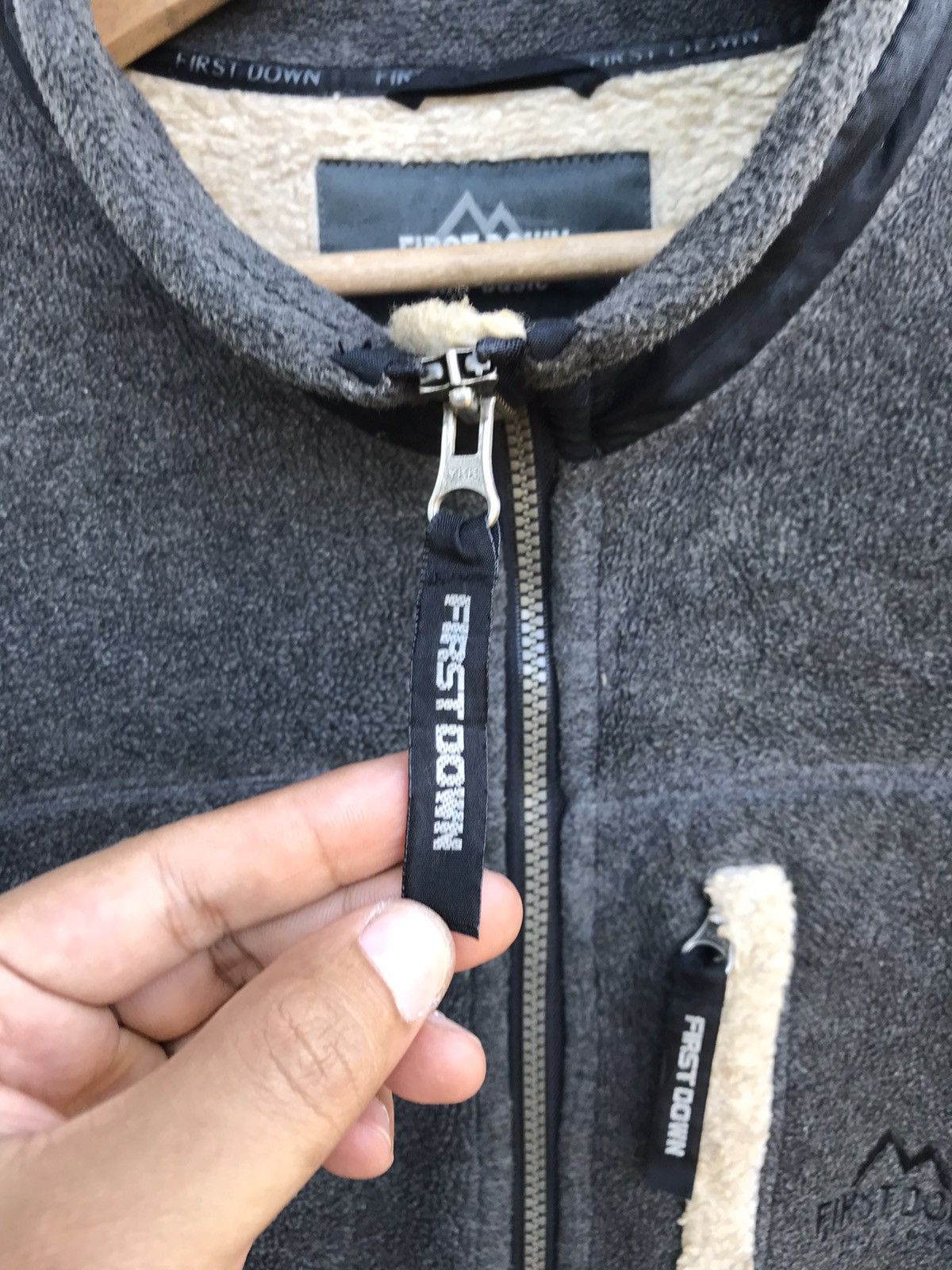 First MFG Co. × Japanese Brand × Vintage Japanese Vintage First Down Sherpa Lined Jacket Size US M / EU 48-50 / 2 - 6 Thumbnail