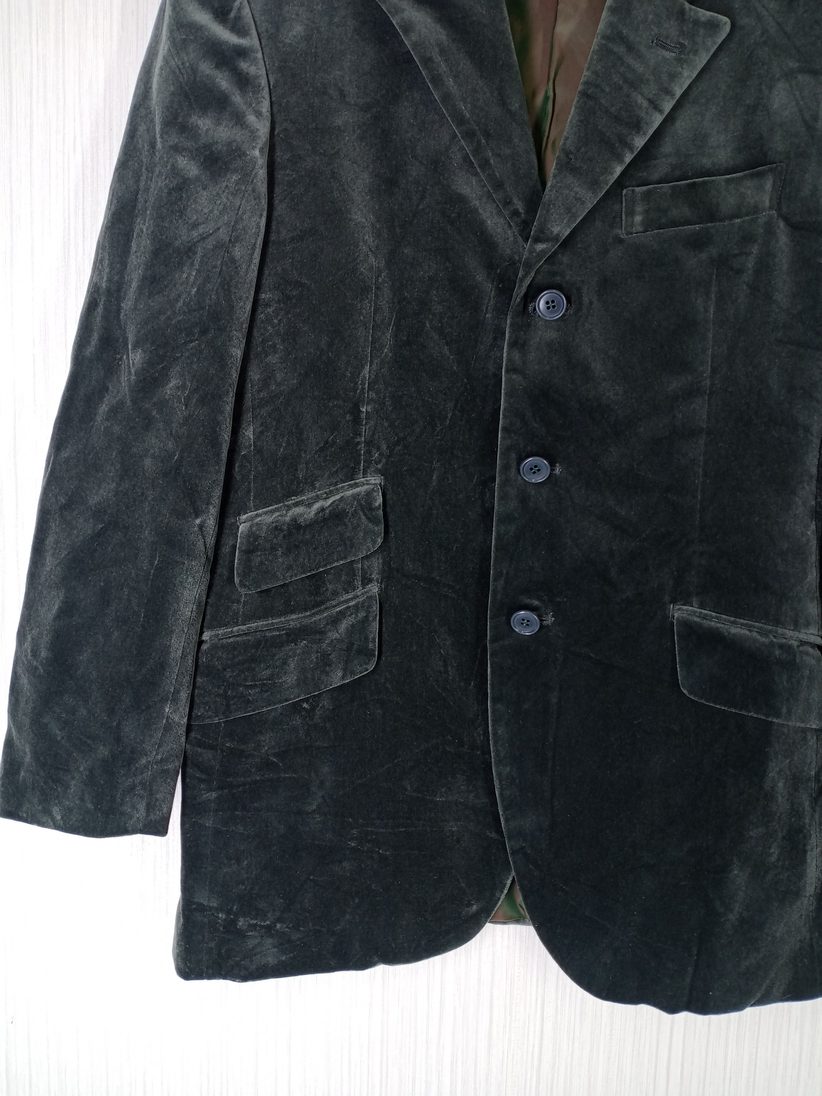 Issey Miyake VINTAGE ISSEY MIYAKE ATLELIER SAB FOR MEN VELVET BLAZER Size US M / EU 48-50 / 2 - 6 Thumbnail