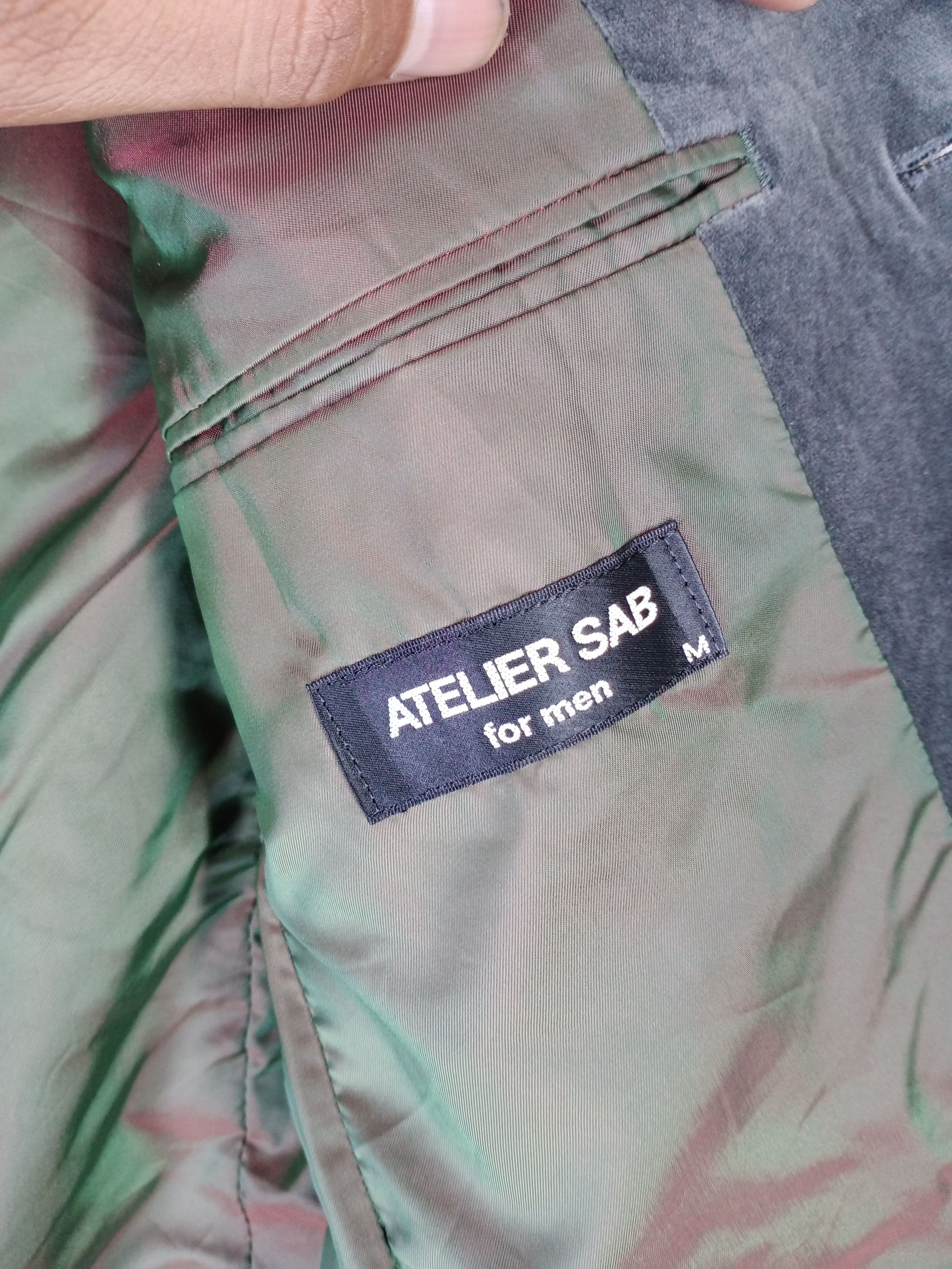 Issey Miyake VINTAGE ISSEY MIYAKE ATLELIER SAB FOR MEN VELVET BLAZER Size US M / EU 48-50 / 2 - 3 Thumbnail