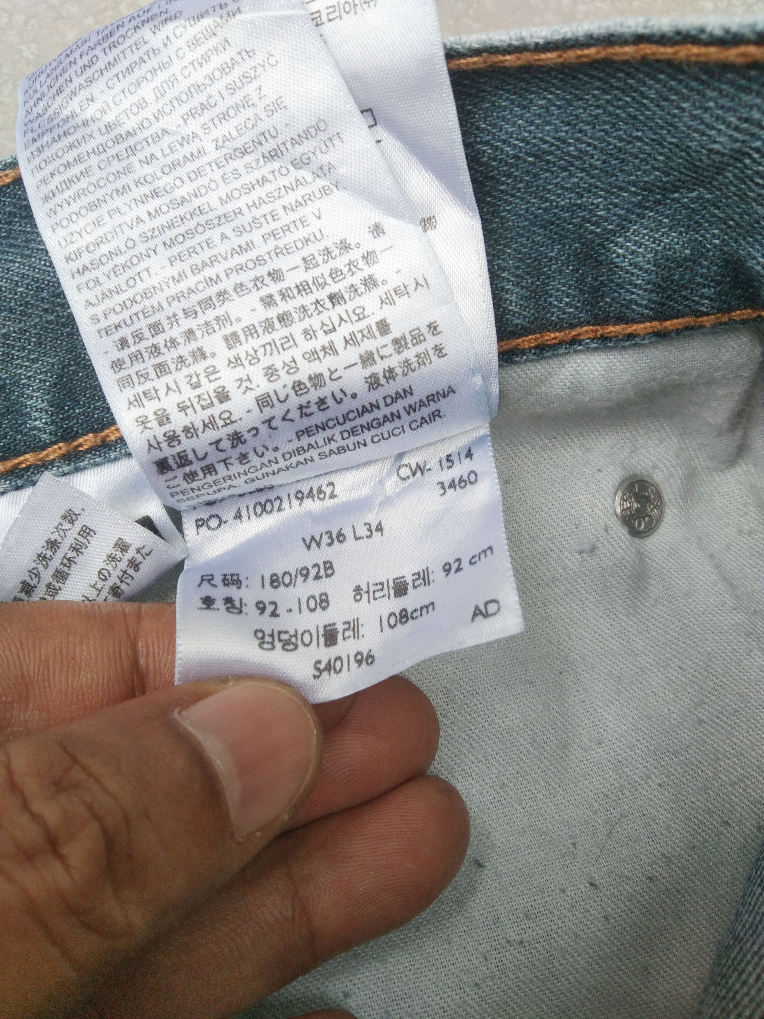 Levi's Vintage Levi's Jeans 559 Faded Blue Distressed Denim 36x34 Size US 36 / EU 52 - 10 Thumbnail