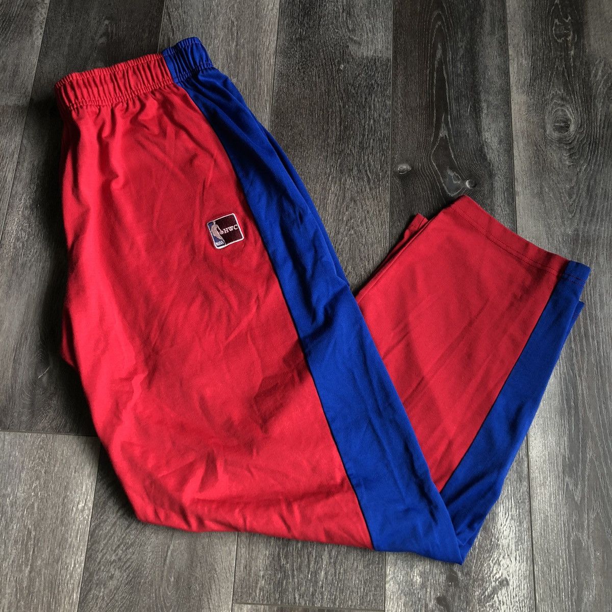NBA Vintage 1990s NBA Hardwood Classics HWC Stripe Sweatpants XL Size US 38 / EU 54 - 1 Thumbnail