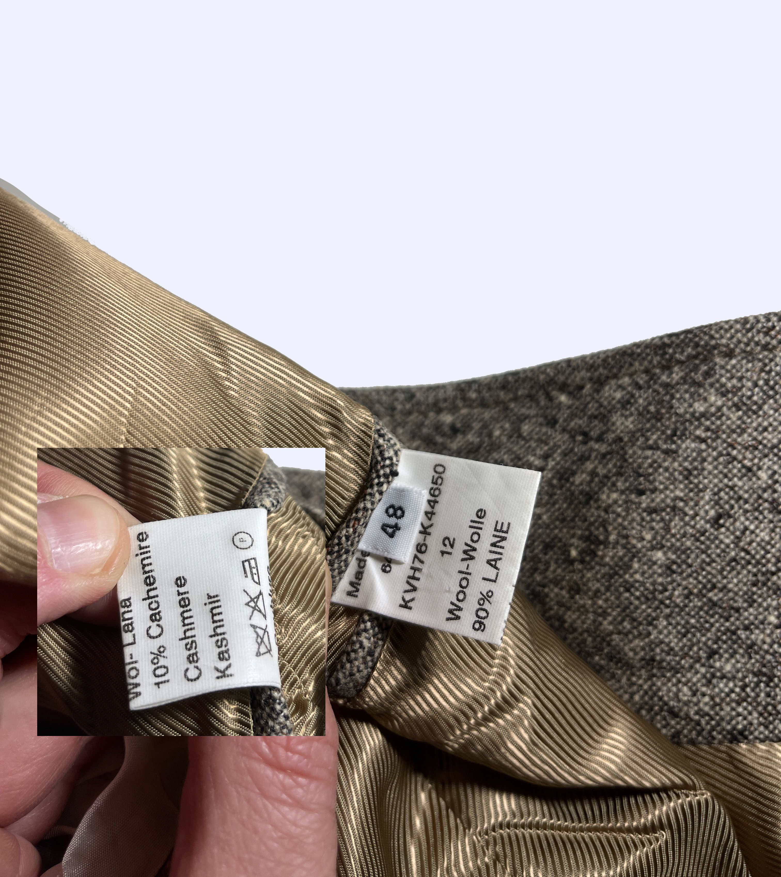 Kenzo KENZO Salt & Pepper Wool Cashmere Classic Jacket Size US M / EU 48-50 / 2 - 8 Thumbnail