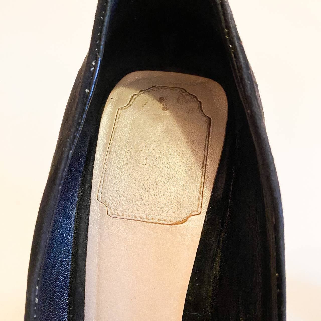 Christian Dior Monsieur × Dior × Vintage Dior Black Suede High Heels Shoes Size US 8 / IT 38 - 14 Thumbnail